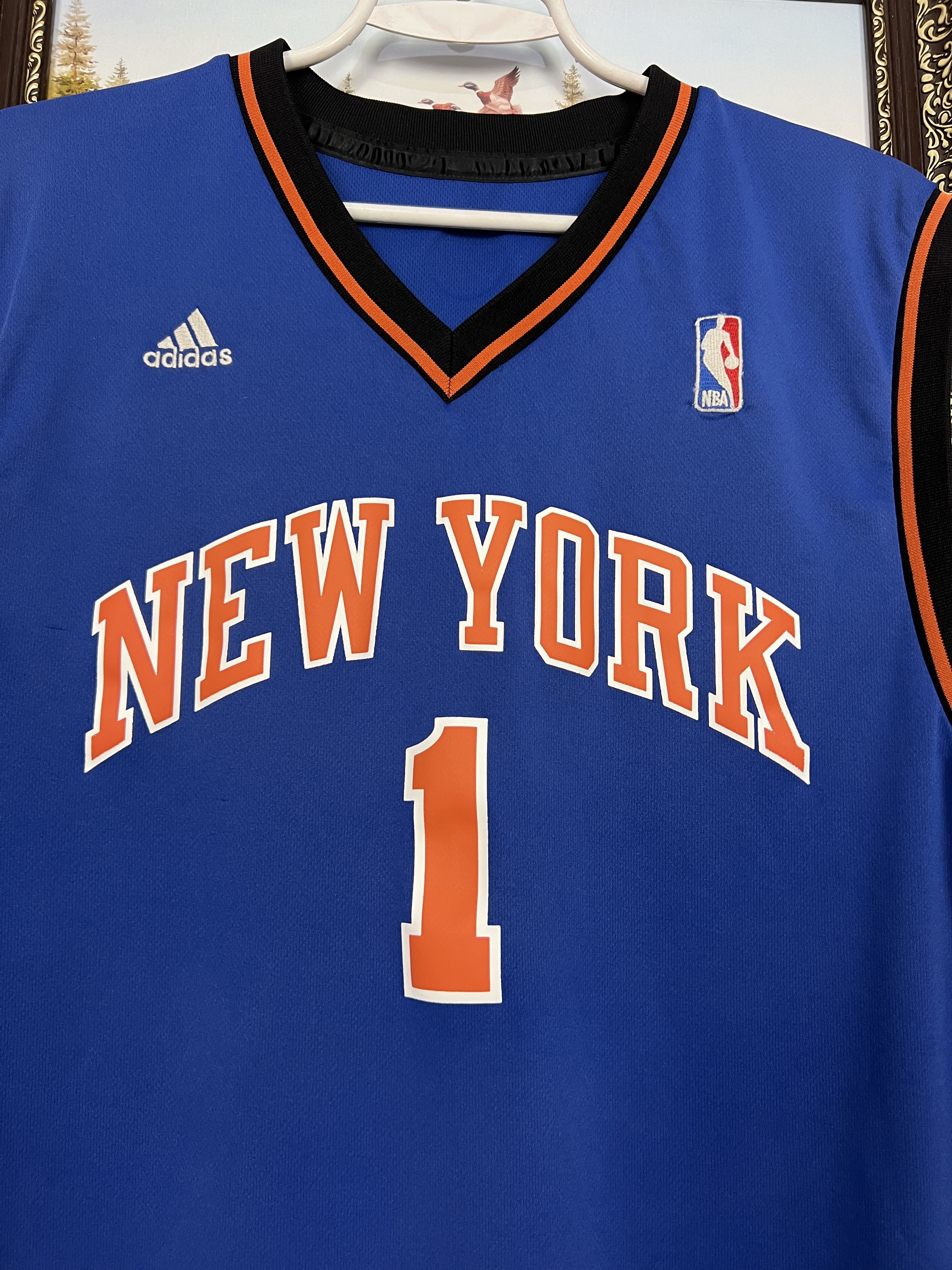 Adidas Vintage Adidas New York Knicks #1 Stoudemire Jersey Size US M / EU 48-50 / 2 - 3 Thumbnail