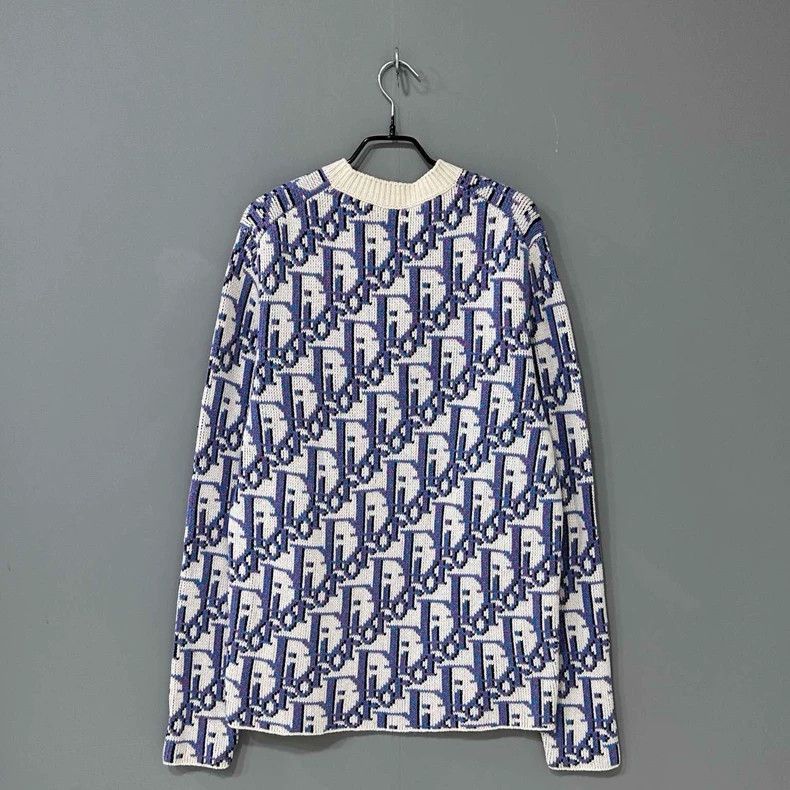 Dior Dior Patterned Knit Sweatshirt-2505 Size M / US 6-8 / IT 42-44 - 3 Thumbnail