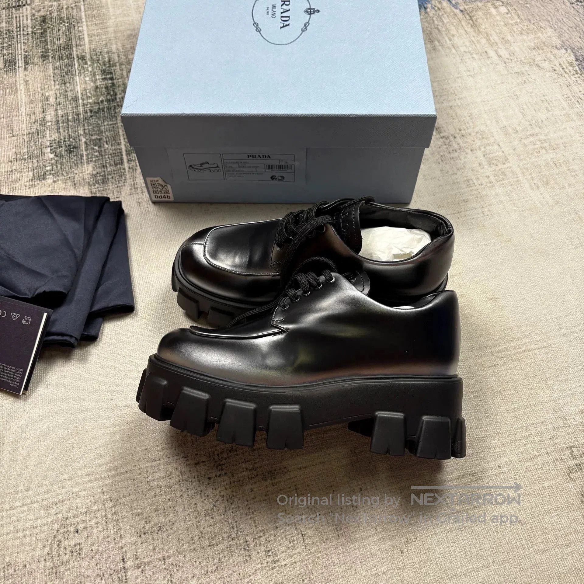 Prada PRADA Women's Platform Loafers. Size US 7 / IT 37 - 1 Thumbnail