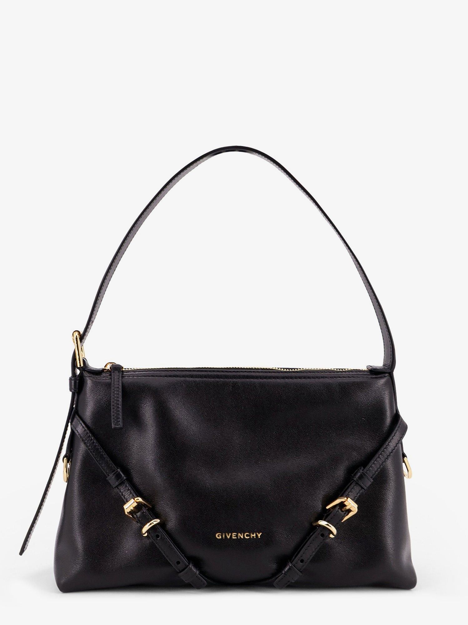 Givenchy Voyou Leather Shoulder Bag Size ONE SIZE - 1 Thumbnail