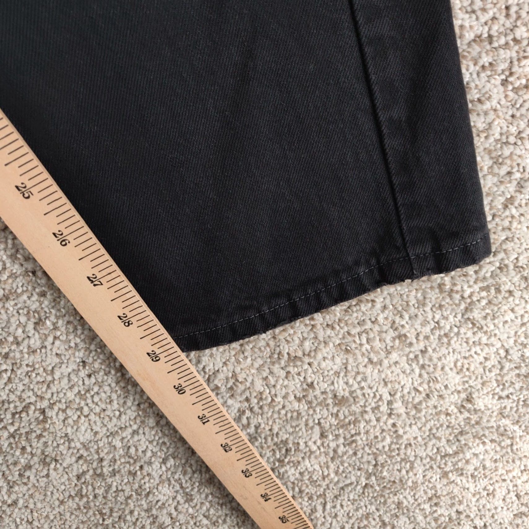 Levi's VINTAGE Levi's 501 Jeans Mens 29x29 Black Denim Button Fly USA 70s Size US 29 - 5 Thumbnail
