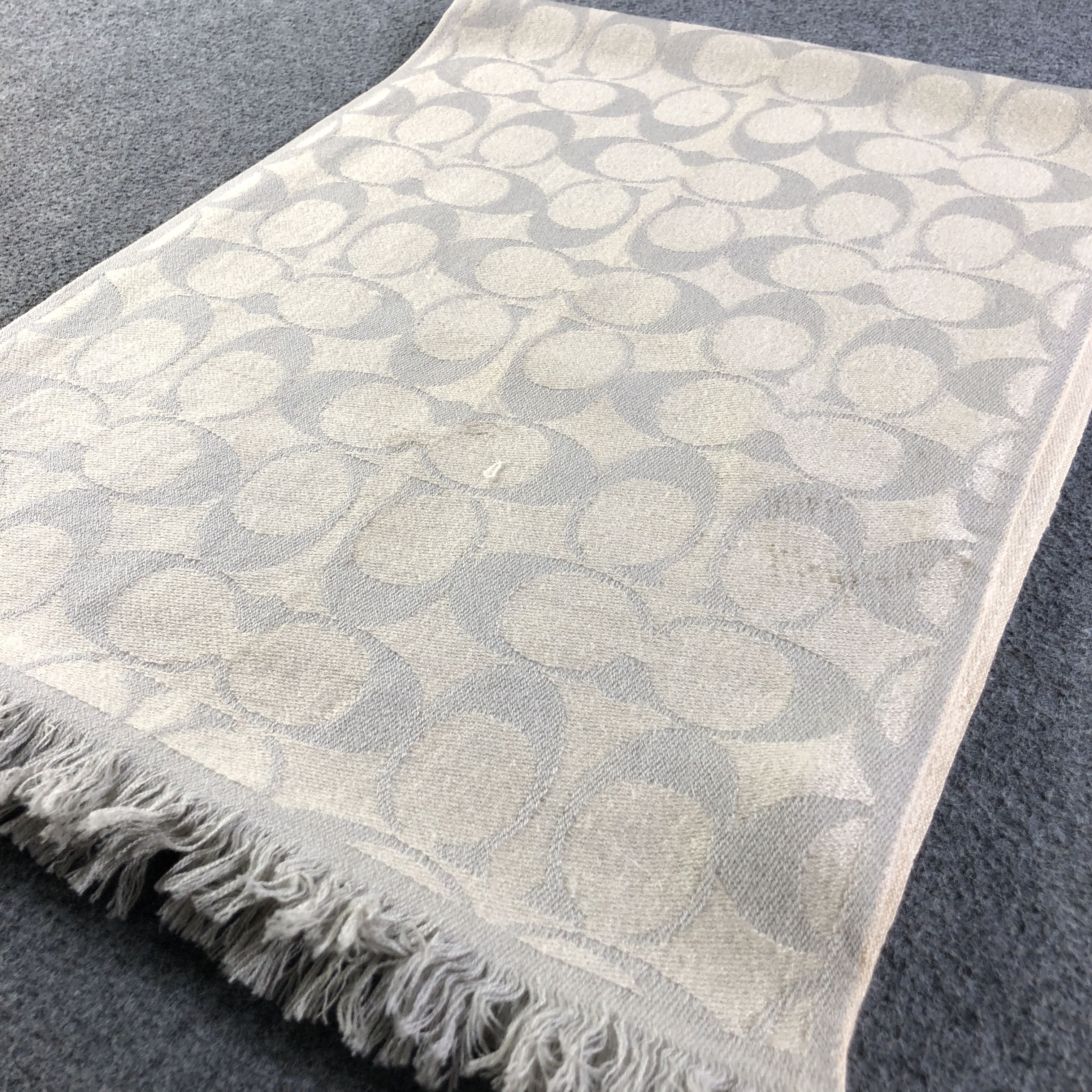 Coach Coach Monogram Merino Scarf Muffler Neckwear V2666 Size ONE SIZE - 2 Thumbnail