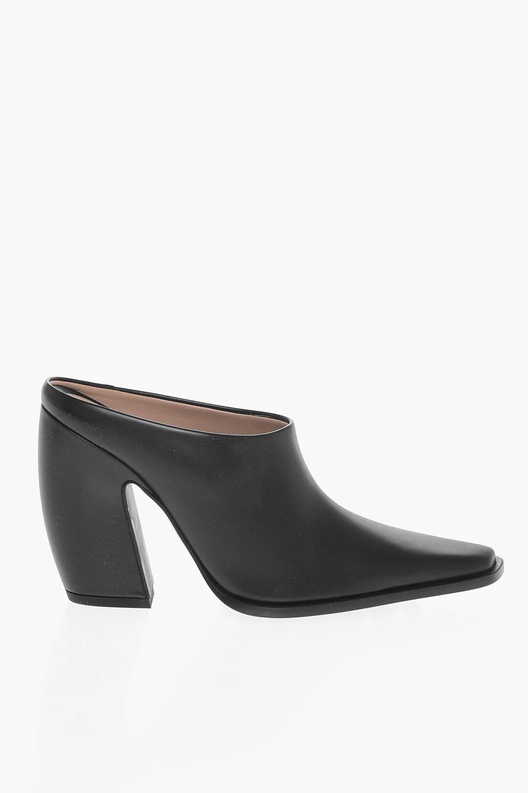 Bottega Veneta og1mm0426 Leather Mules in Black Size US 5 / IT 35 - 1 Thumbnail