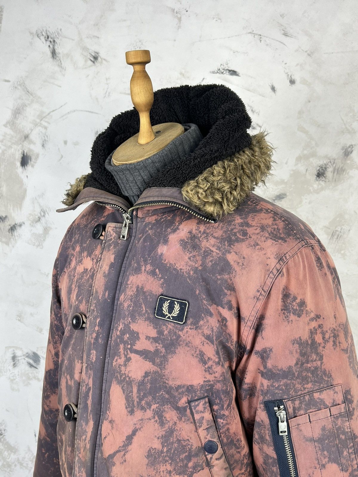 Fred Perry Fred Perry Custom Down Snorkel Parka Hooded Jacket Size M-L Size US M / EU 48-50 / 2 - 5 Thumbnail