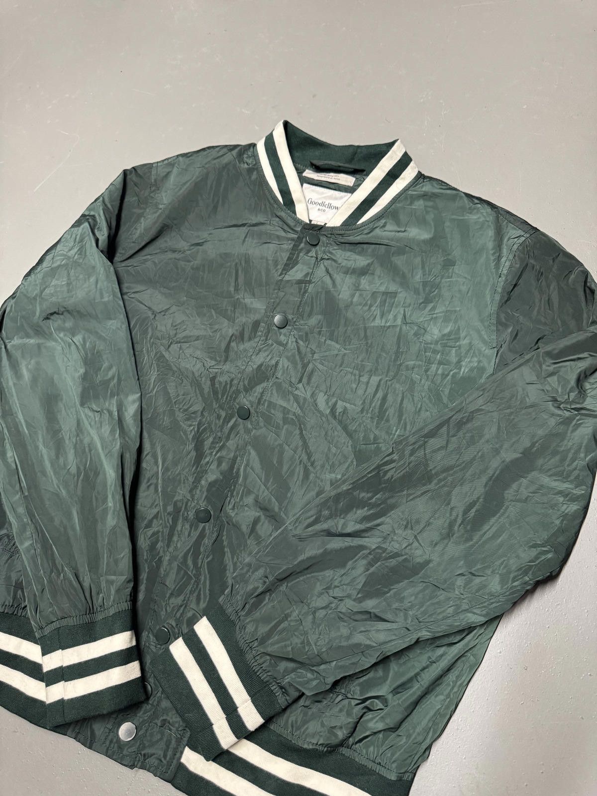Designer Goodfellow & Co Men's Water Resistant Varsity Jacket, Large Size US L / EU 52-54 / 3 - 3 Thumbnail