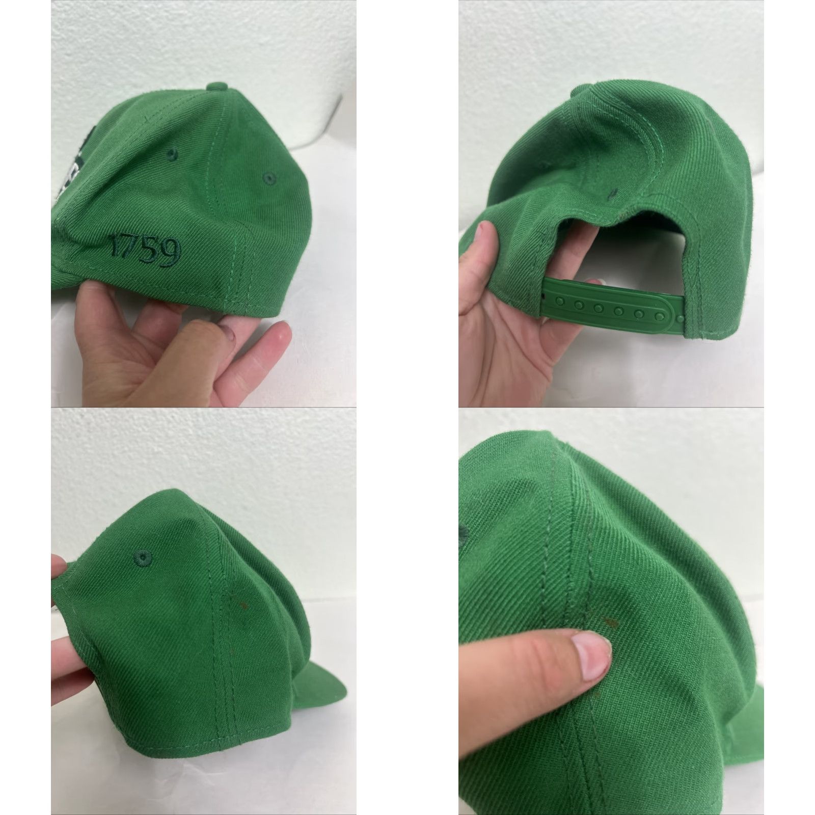 Vintage VINTAGE Dublin Guinness Snapback Hat Green One Size Adjustable Embroidered Size ONE SIZE - 8 Thumbnail