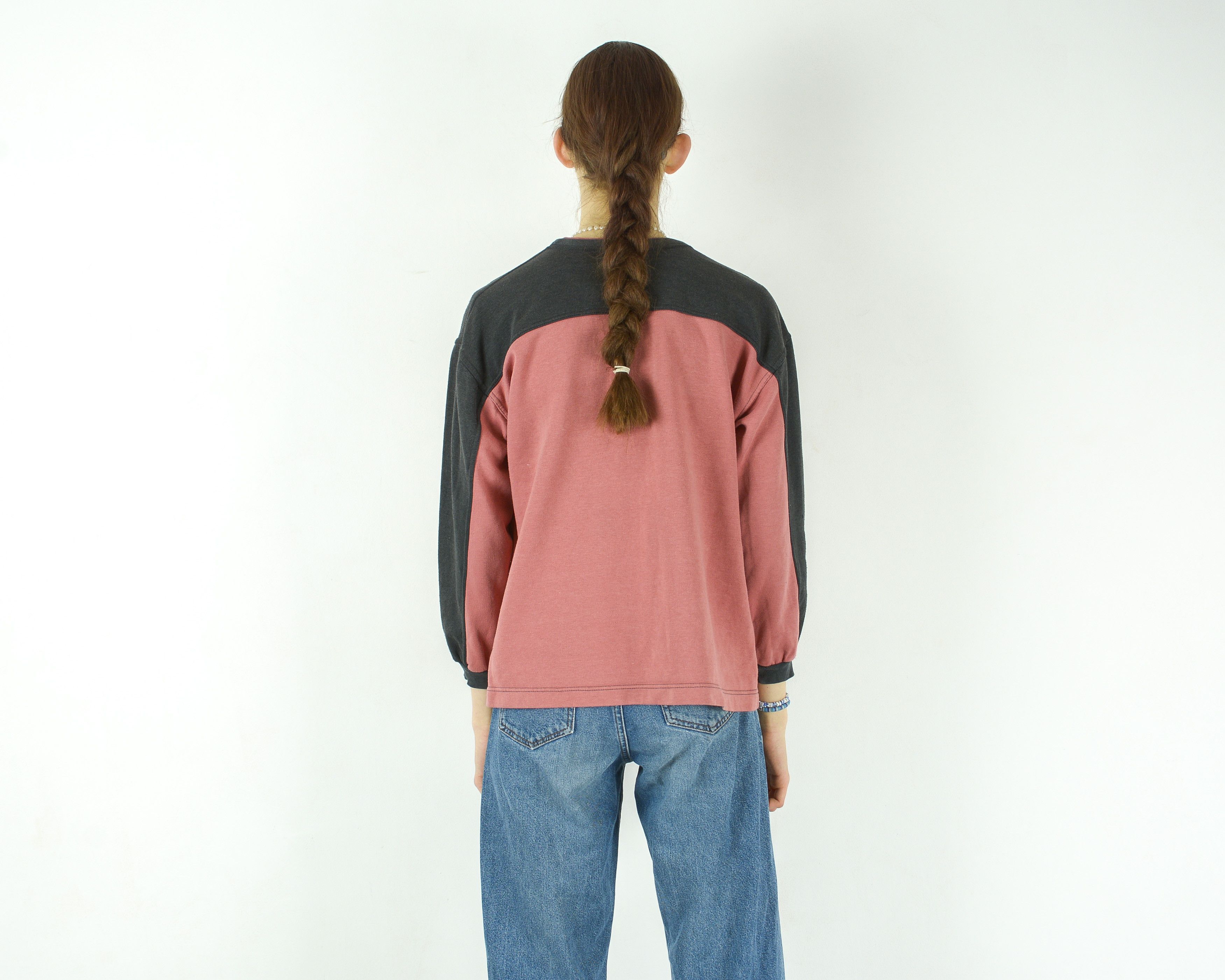 Other × Vintage Future Vision Pullover Jumper Sweatshirt 3/4 Sleeves Sweater Size S / US 4 / IT 40 - 3 Thumbnail