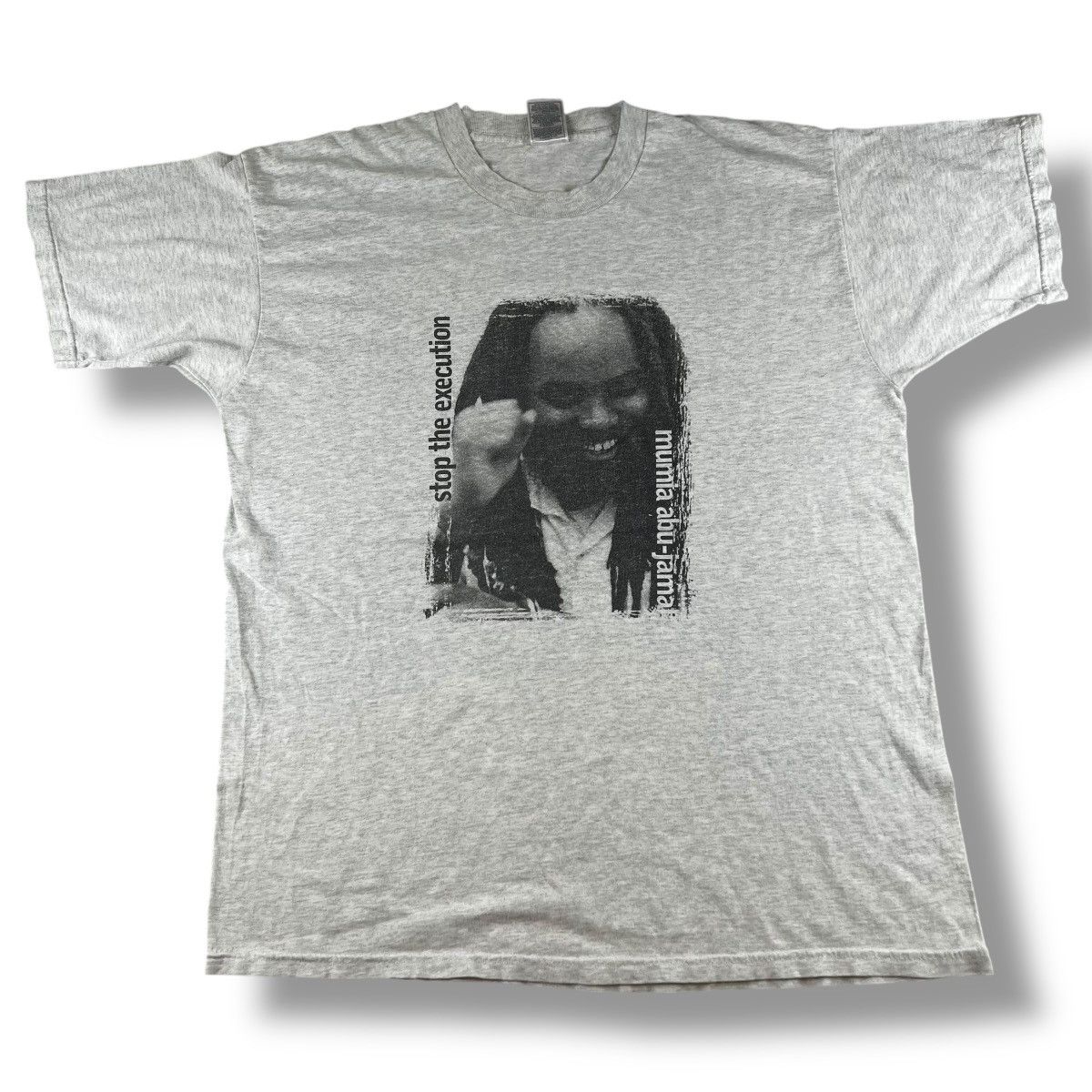 90’s Keith Haring Mumia Abu-Jamal Tee Keith Haring × Vintage 1999 Vintage Mumia Abu Jamal Keith