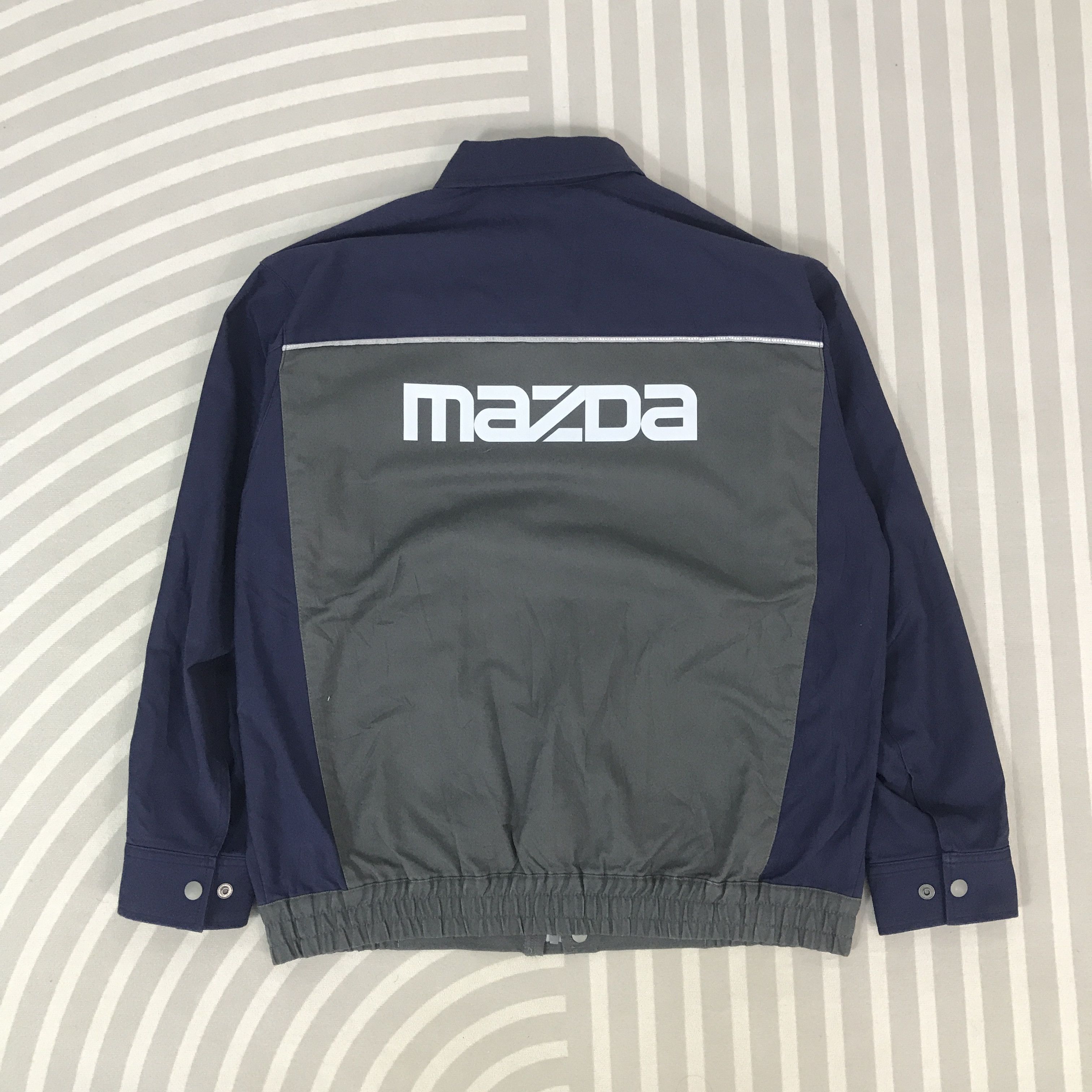 Japanese Brand Vintage Mazda Racing work uniform custom Jacket K62B22 Size US L / EU 52-54 / 3 - 1 Thumbnail