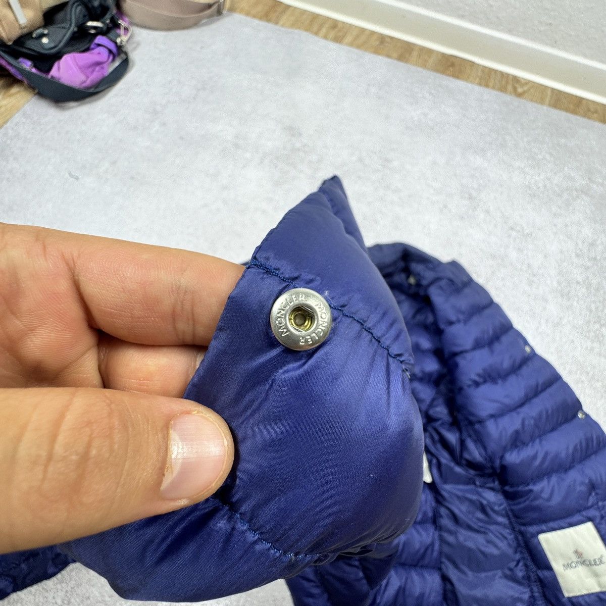 Moncler Women`s Moncler Lisette Ultralight Puffer Blue Jacket Size 1 Size S / US 4 / IT 40 - 21 Thumbnail