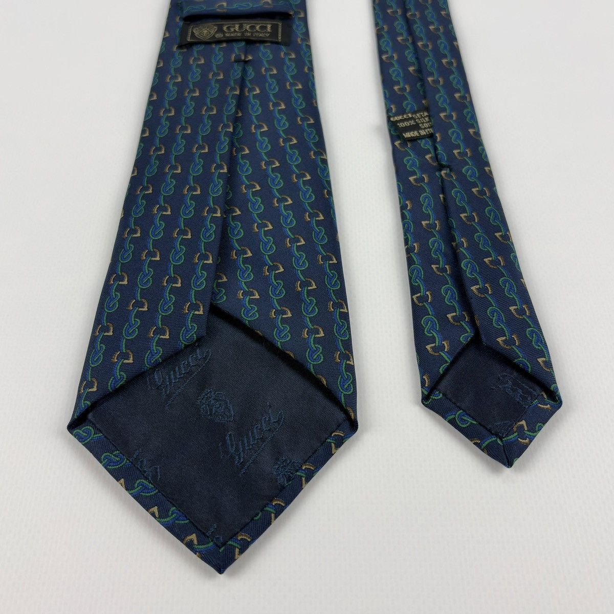 Gucci Gucci Vintage Silk Tie Size ONE SIZE - 7 Thumbnail