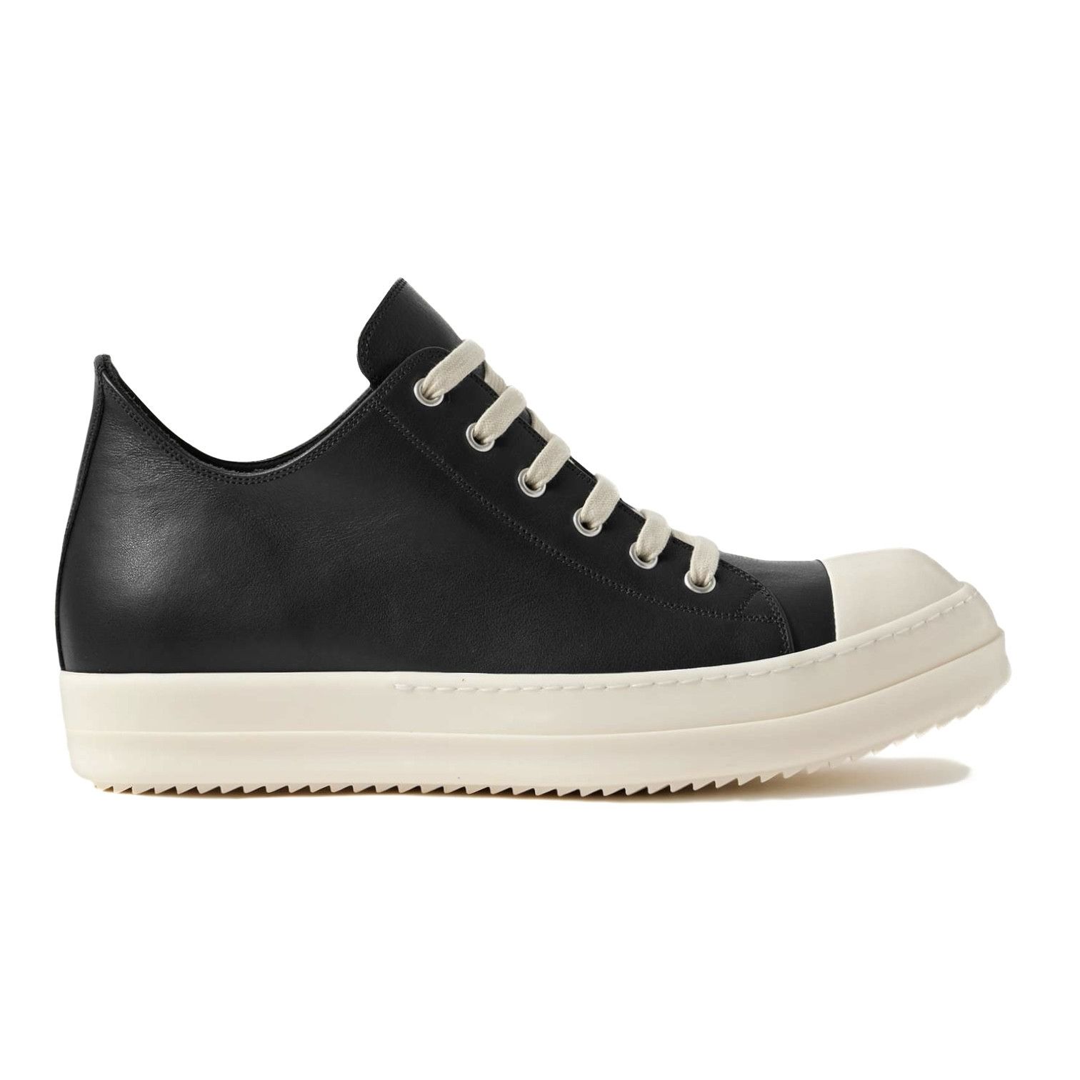 Rick Owens Concordians Ramones Sneaker Low Leather Black Mill Size US 9 / EU 42 - 1 Preview