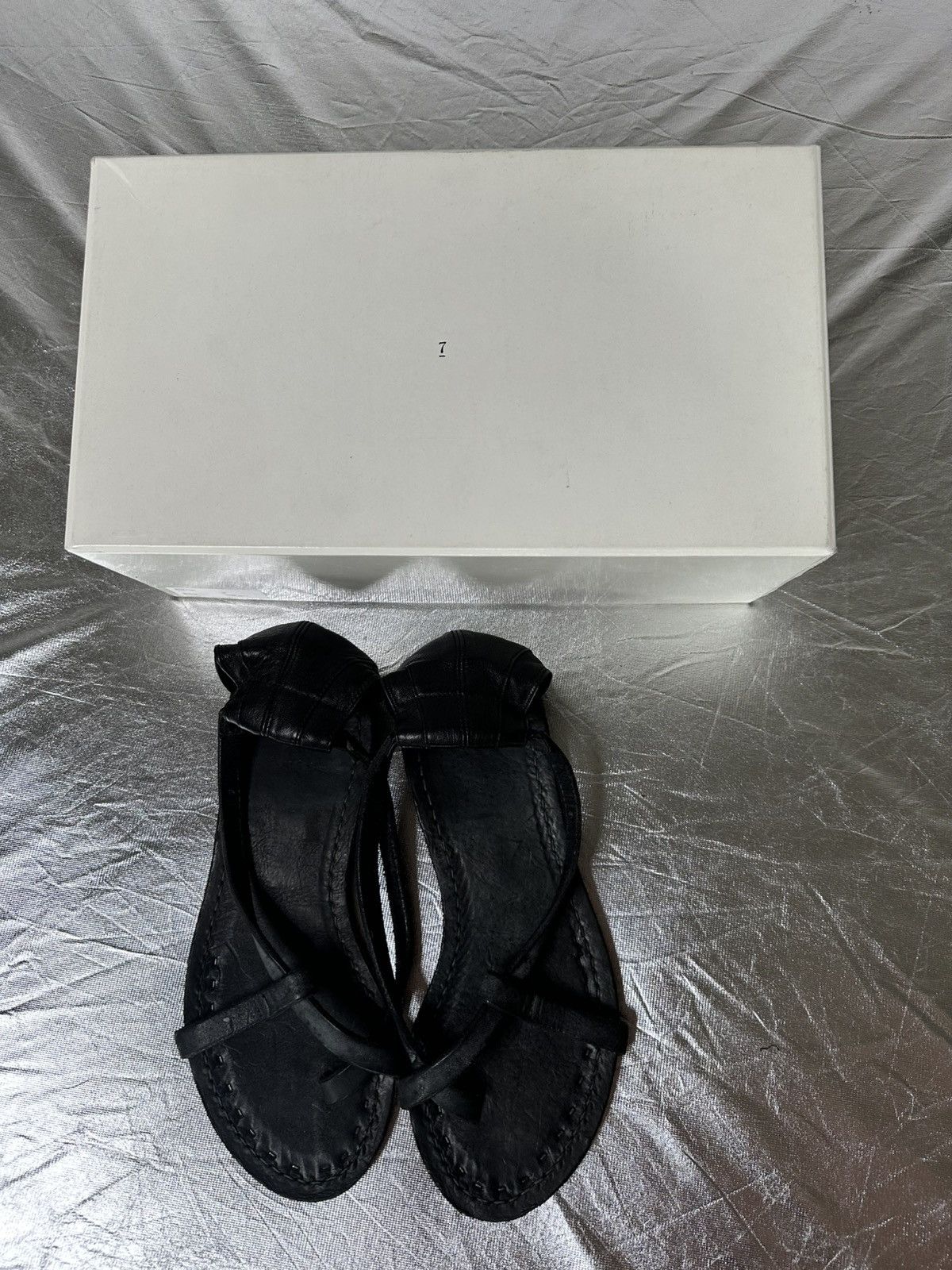 Julius leather minimalistic sandals Size US 10.5 / EU 43-44 - 8 Thumbnail
