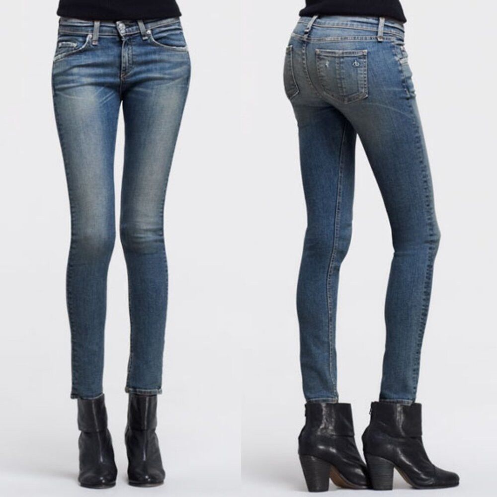 Rag & Bone rag & bone The Skinny Jeans in Augusta Size 26 Size 26" / US 2 / IT 38 - 1 Thumbnail