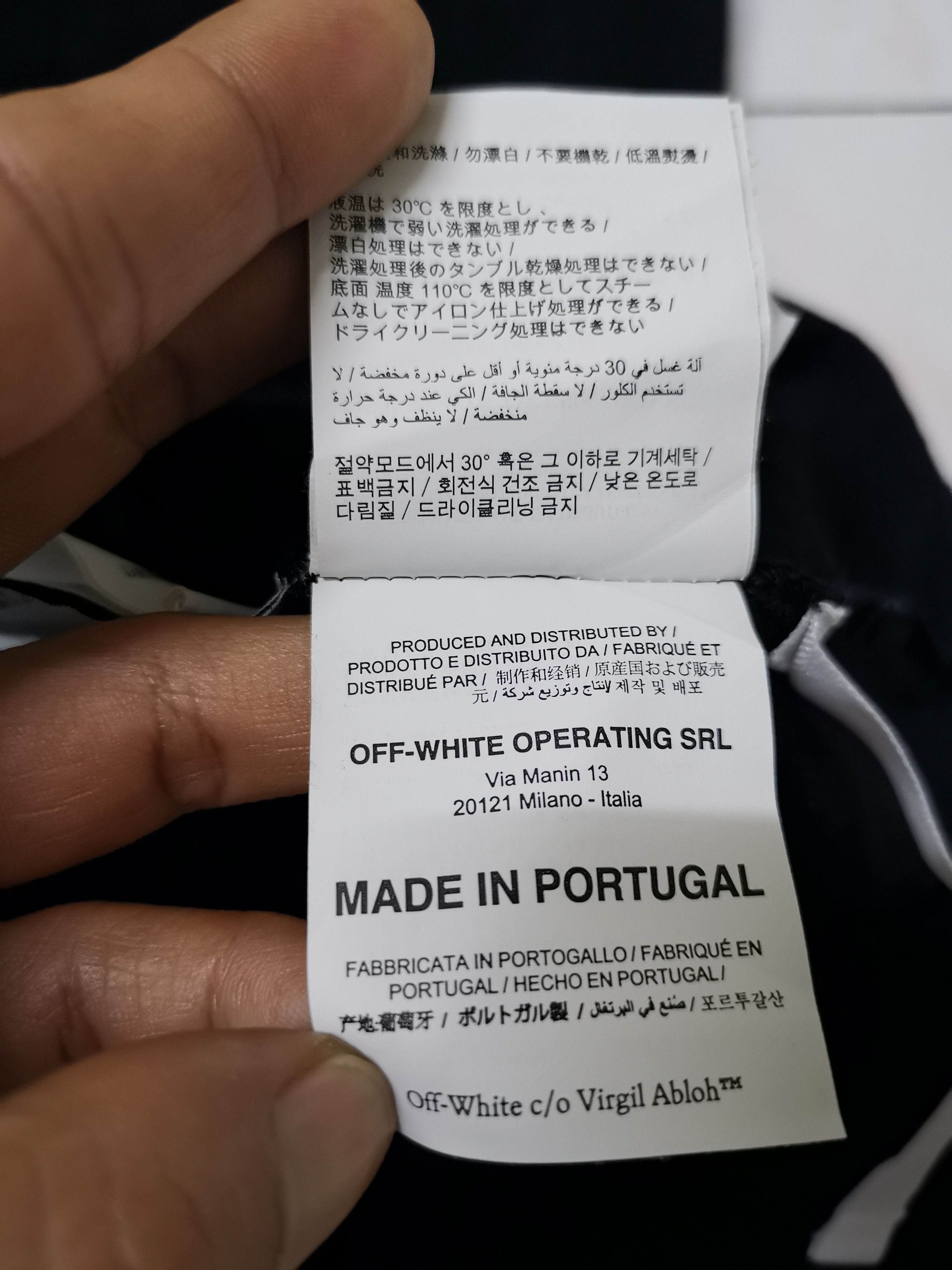 Off-White Off-White Arrow Graphic Black Purple Yellow Back Print Size US L / EU 52-54 / 3 - 6 Thumbnail