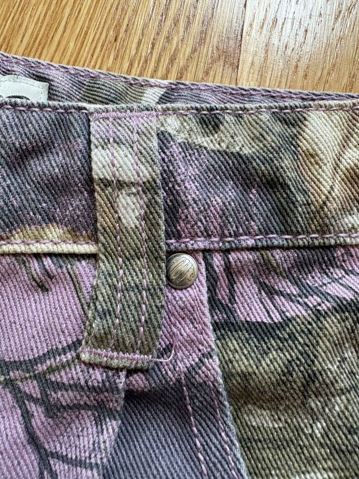 Huf HUF x Realtree Cromer Y2K Camo Denim Jorts Shorts Lilac 36 Size US 36 / EU 52 - 8 Thumbnail