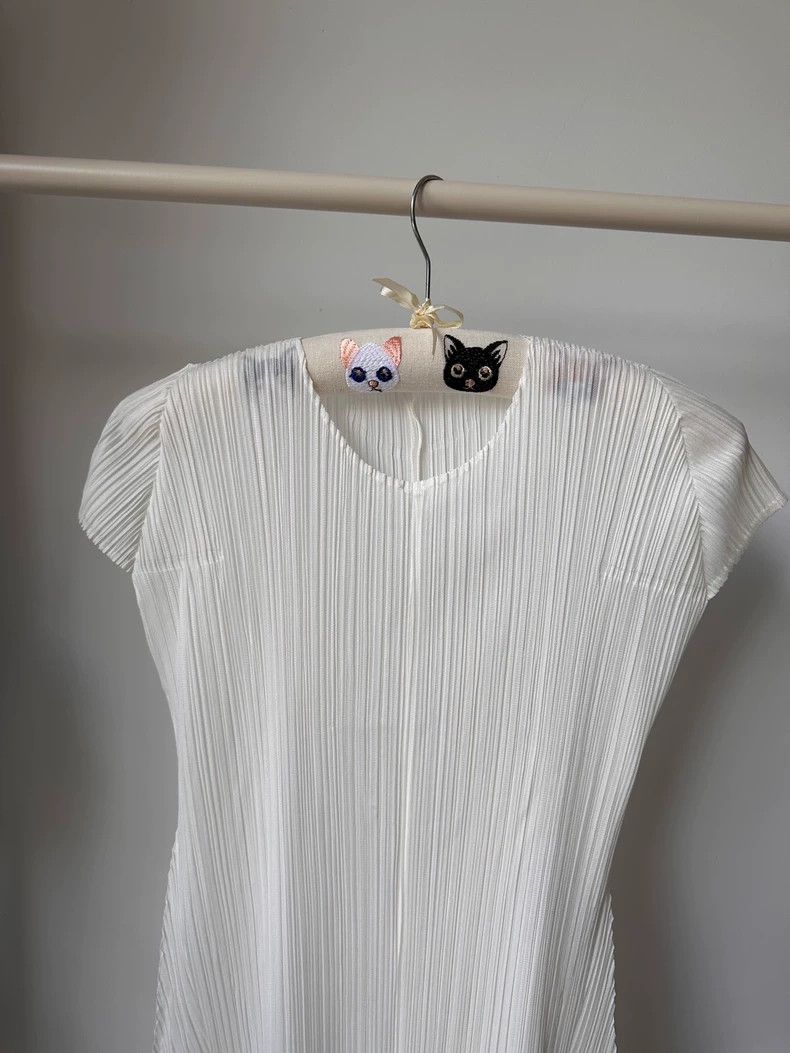 Issey Miyake Issey Miyake size:2 White pleated dress Size XS / US 0-2 / IT 36-38 - 2 Thumbnail