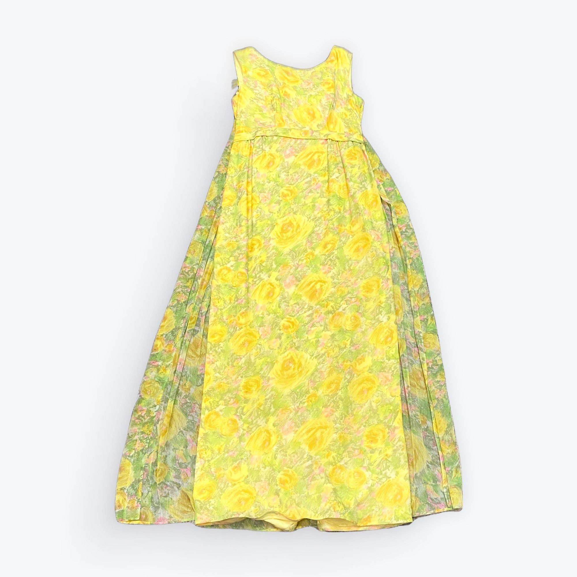 Other UK L | Vintage 90s Flower Dress Size L / US 10 / IT 46 - 1 Thumbnail