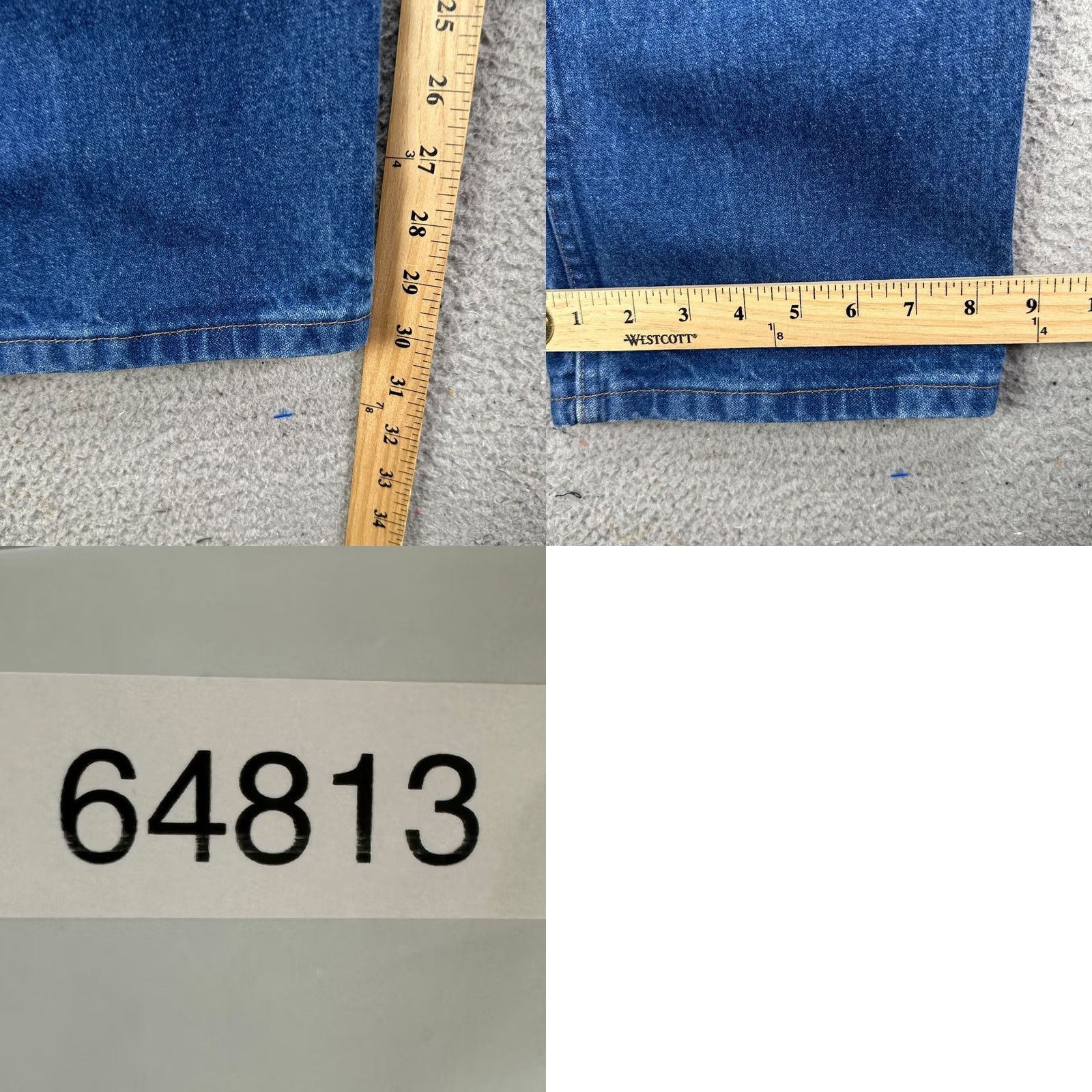 Wrangler Wrangler Jeans Mens 40X30 Blue Straight Leg Denim Pants 5 Pocket Casual Adult Size US 40 / EU 56 - 8 Thumbnail