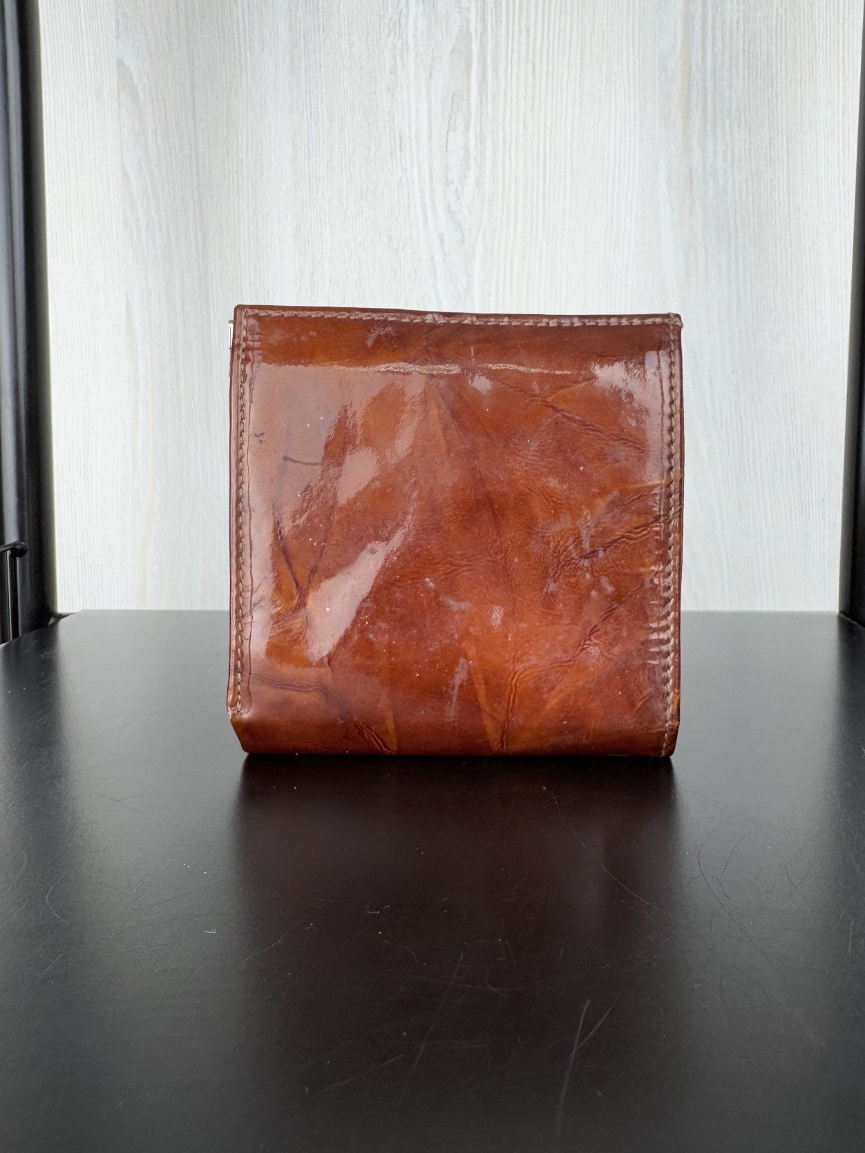 Fendi vintage small brown wallet