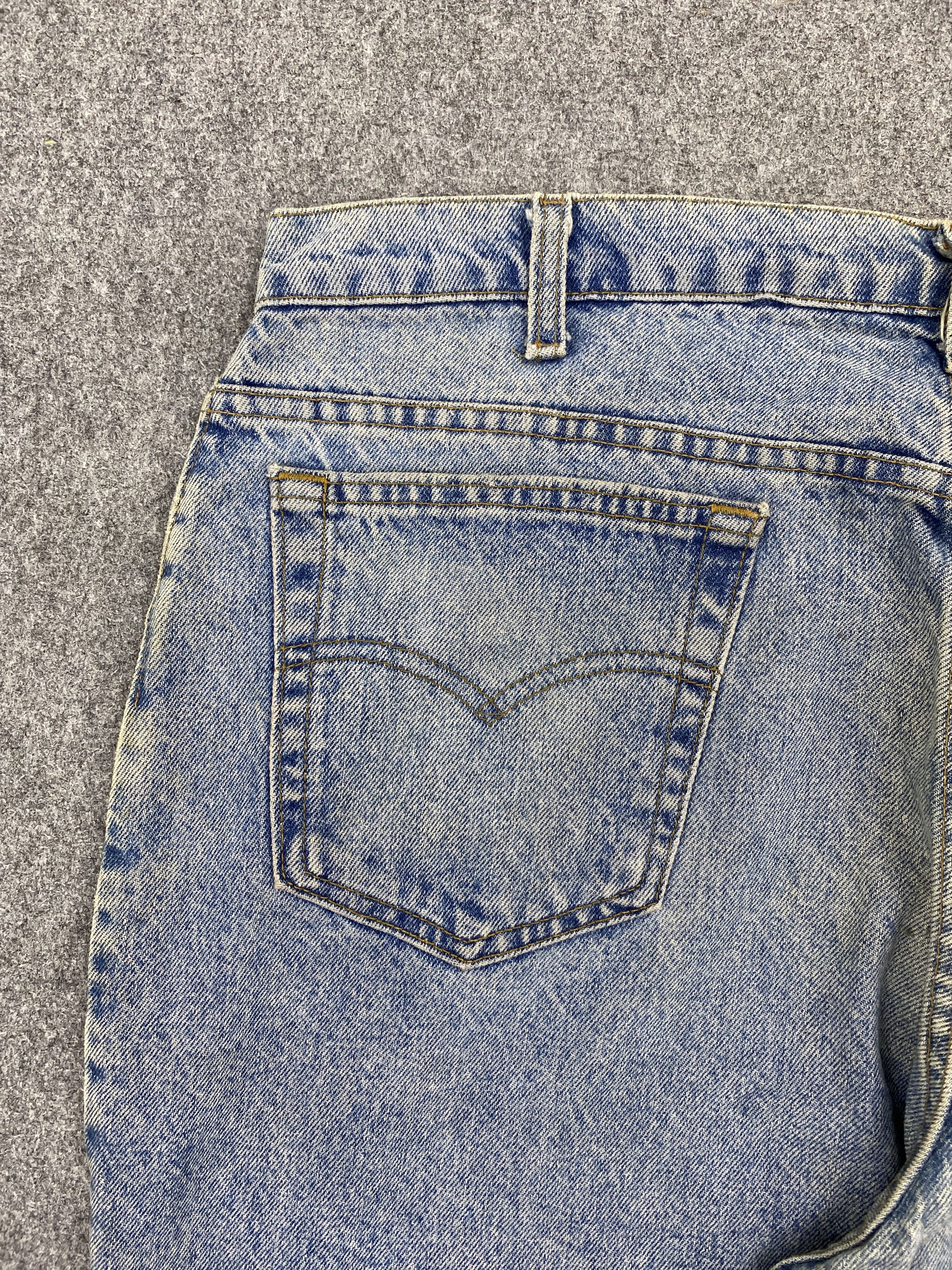 Levi's Vintage 90s Levis 545 Faded Blue Jeans S0038 Size US 39 - 10 Thumbnail