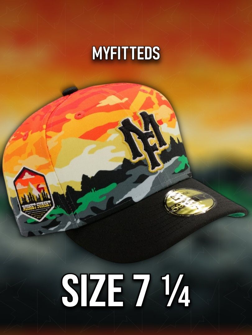 MyFitteds 7 1/4 MYFITTEDS X RUSSETSUNSET NEW ERA FITTED HAT Size ONE SIZE - 1 Thumbnail