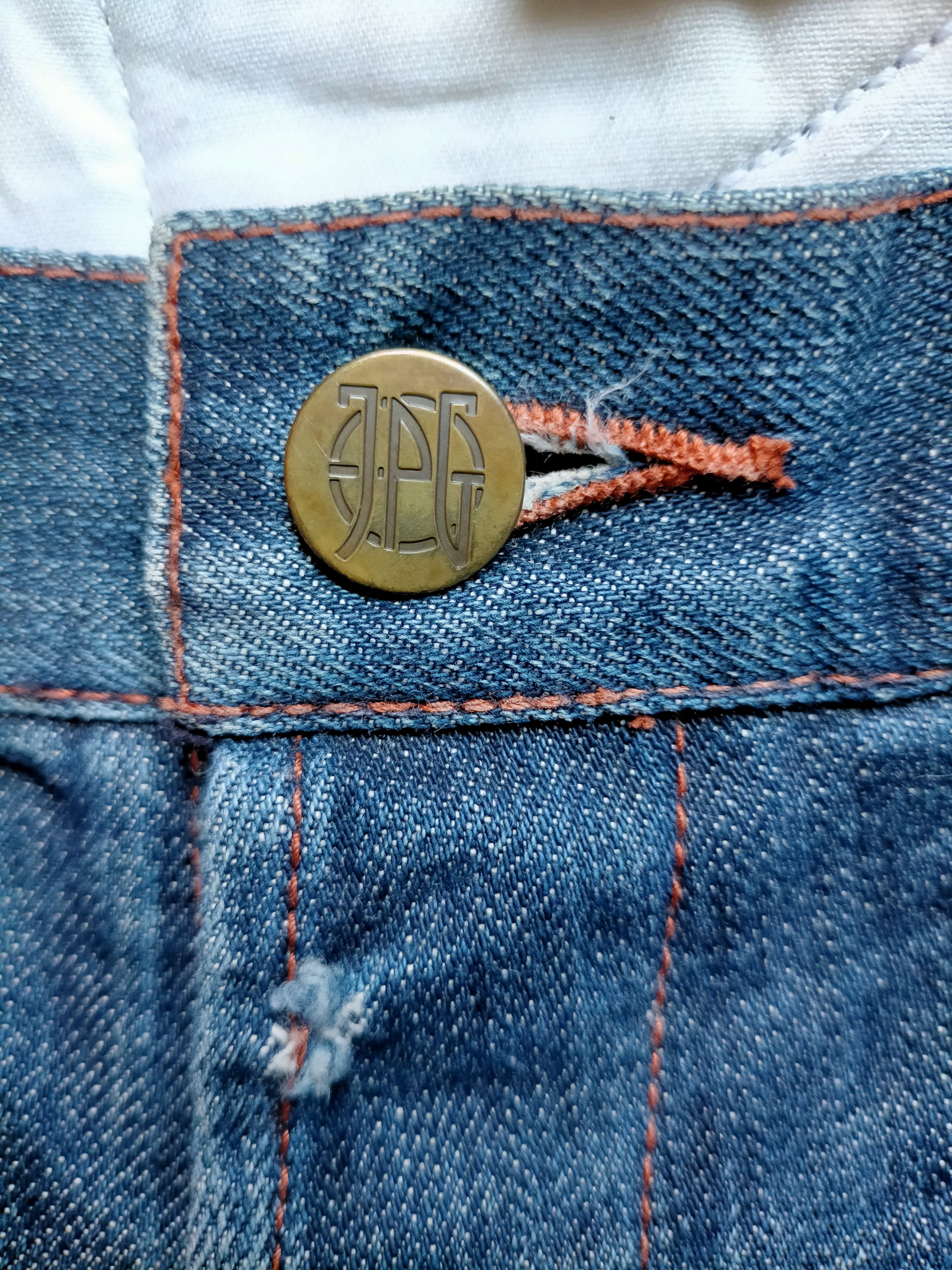 Jean Paul Gaultier Jean Paul Gaultier Buckle Back Denim Pants Size US 30 / EU 46 - 20 Thumbnail
