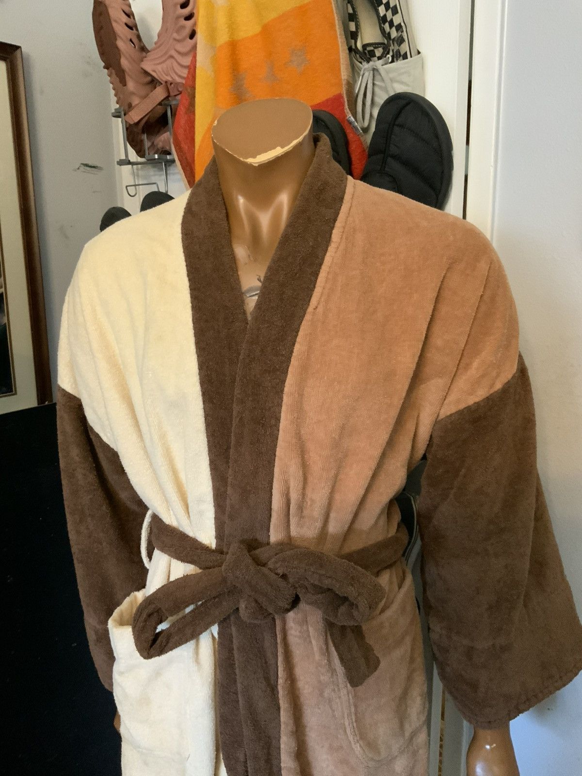 Vintage Vintage 60s 70s Bonwit Teller Terry Smoking Jacket Robe Size US L / EU 52-54 / 3 - 9 Thumbnail
