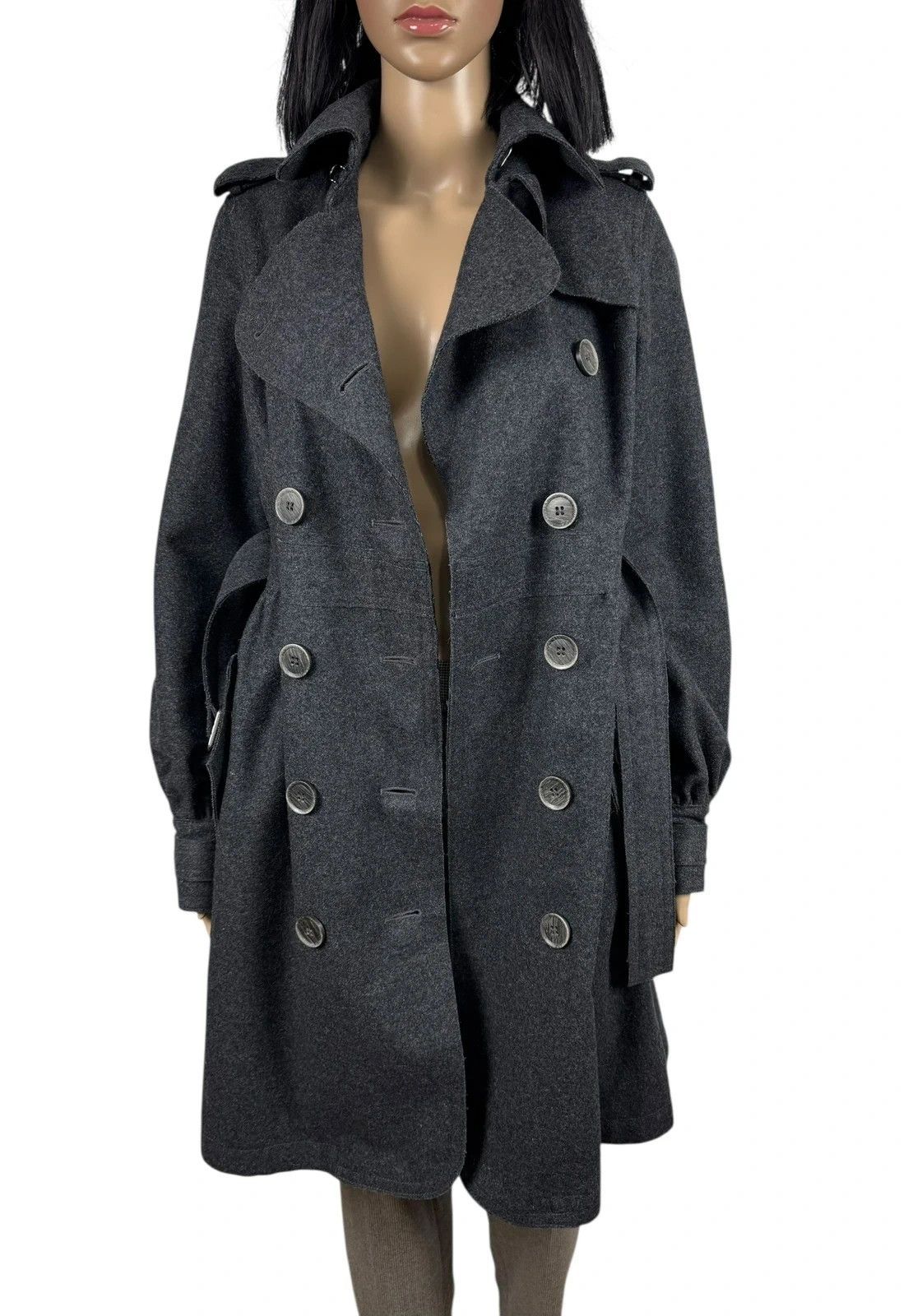Burberry Thomas Burberry Trench Coat Wool Cashmere Belted size XS Size XS / US 0-2 / IT 36-38 - 14 Thumbnail