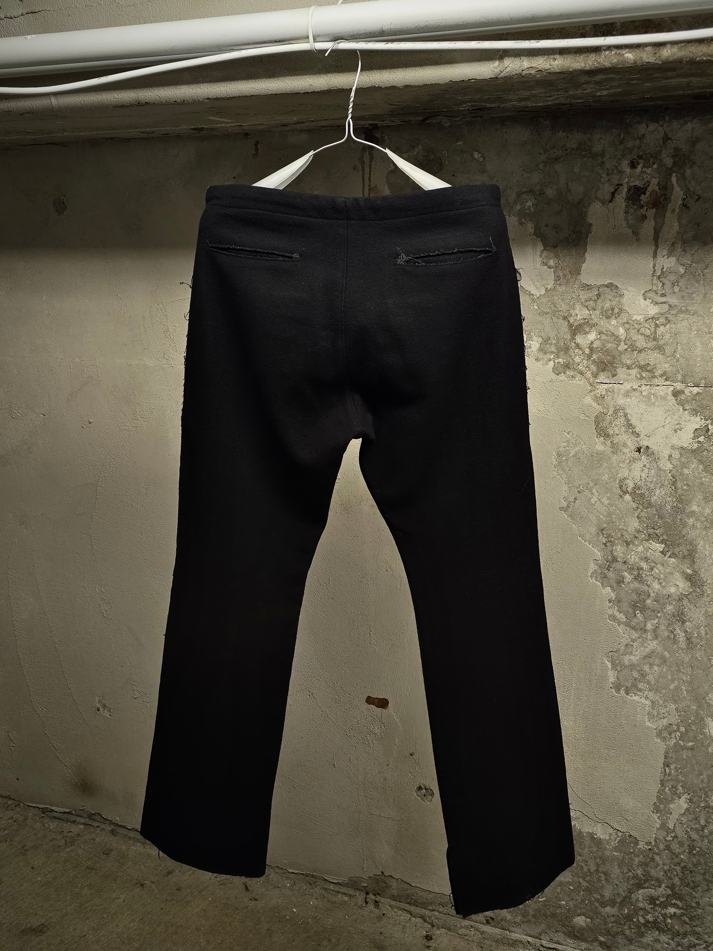 Isamu Katayama Backlash Backlash Blistered Sheepskin Wool Bootcut Pants Size US 30 / EU 46 - 6 Thumbnail