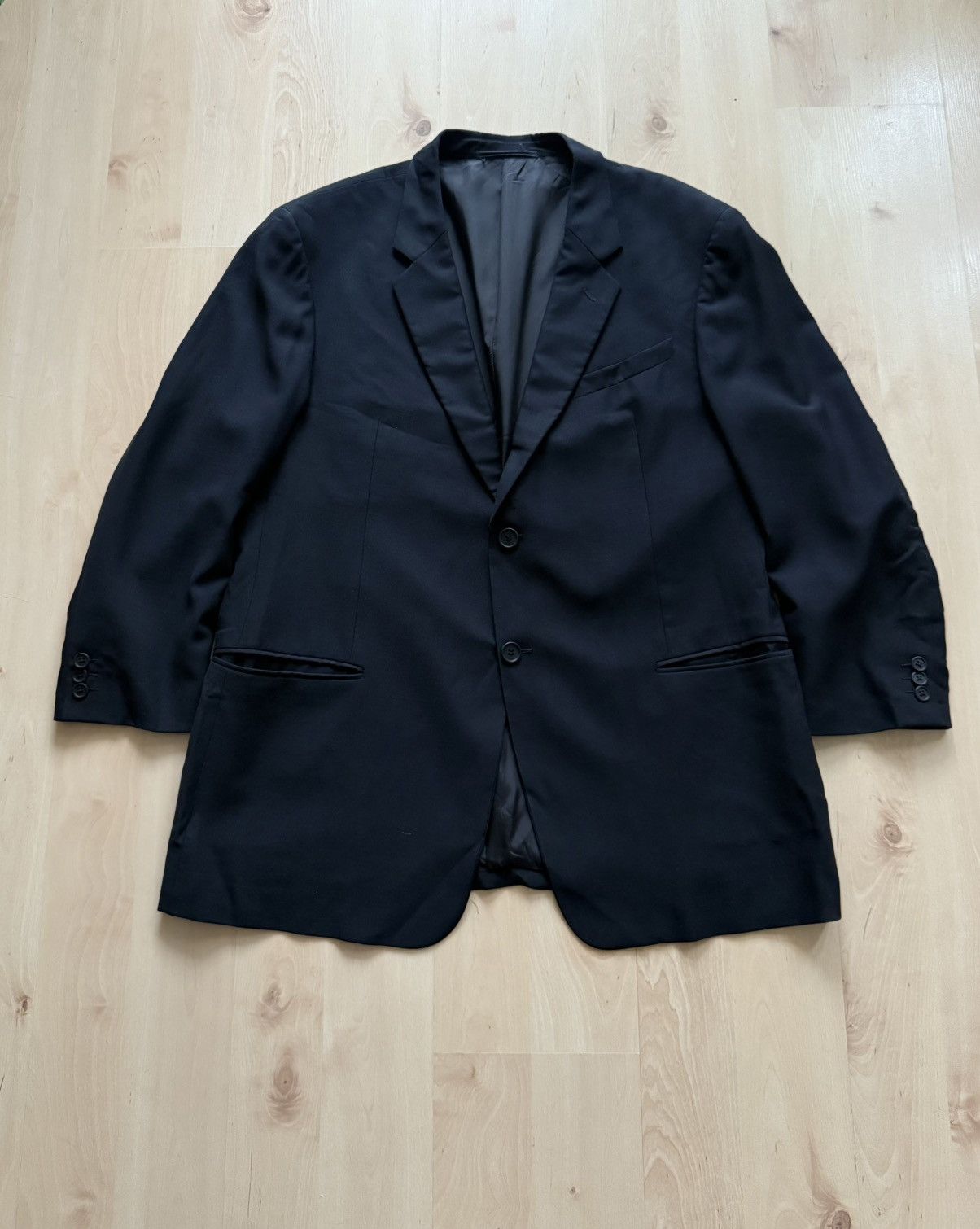 Giorgio Armani 80’s Giorgio Armani Archive vintage tailored blazer jacket Size US L / EU 52-54 / 3 - 3 Thumbnail