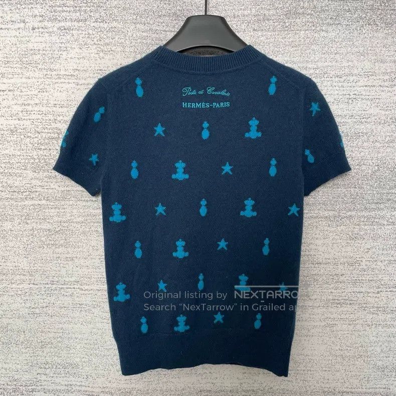 Hermes Hermes Snowman Series Knitted Short Sleeve Size XXS / US 00 / IT 34 - 3 Thumbnail