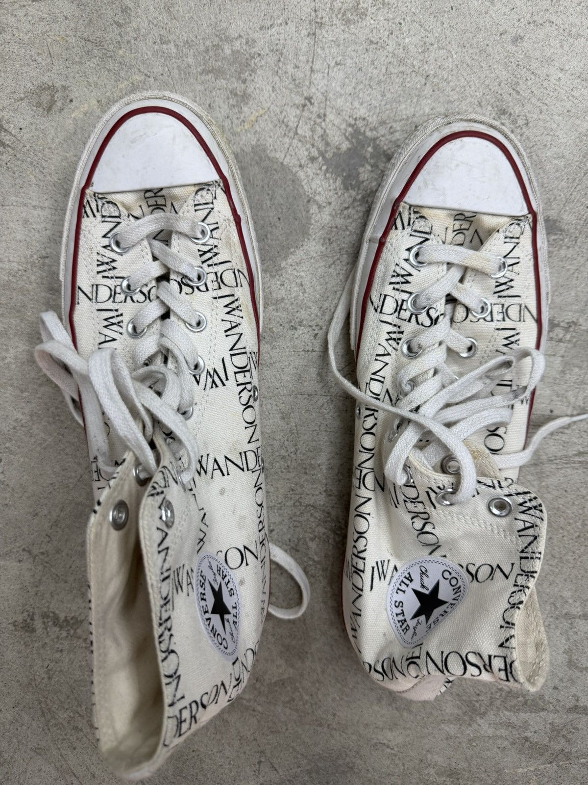 JW Anderson RARE SAMPLE JW Anderson Converse High Top White Size US 10.5 / EU 43-44 - 2 Thumbnail