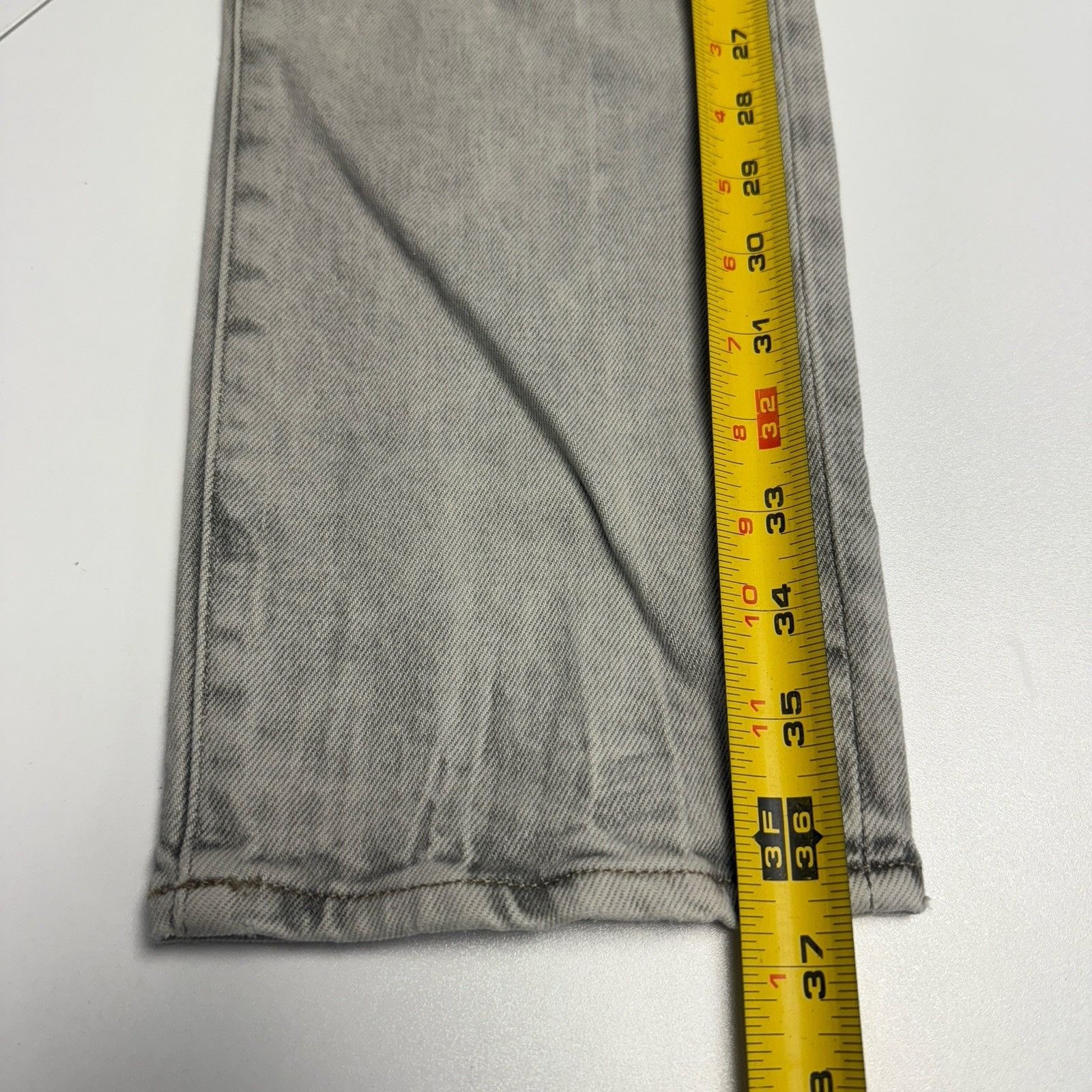 G-Star G-Star Original Raw Denim Jeans Mens Gray 3301 Slim 32x30 Size US 32 / EU 48 - 15 Thumbnail