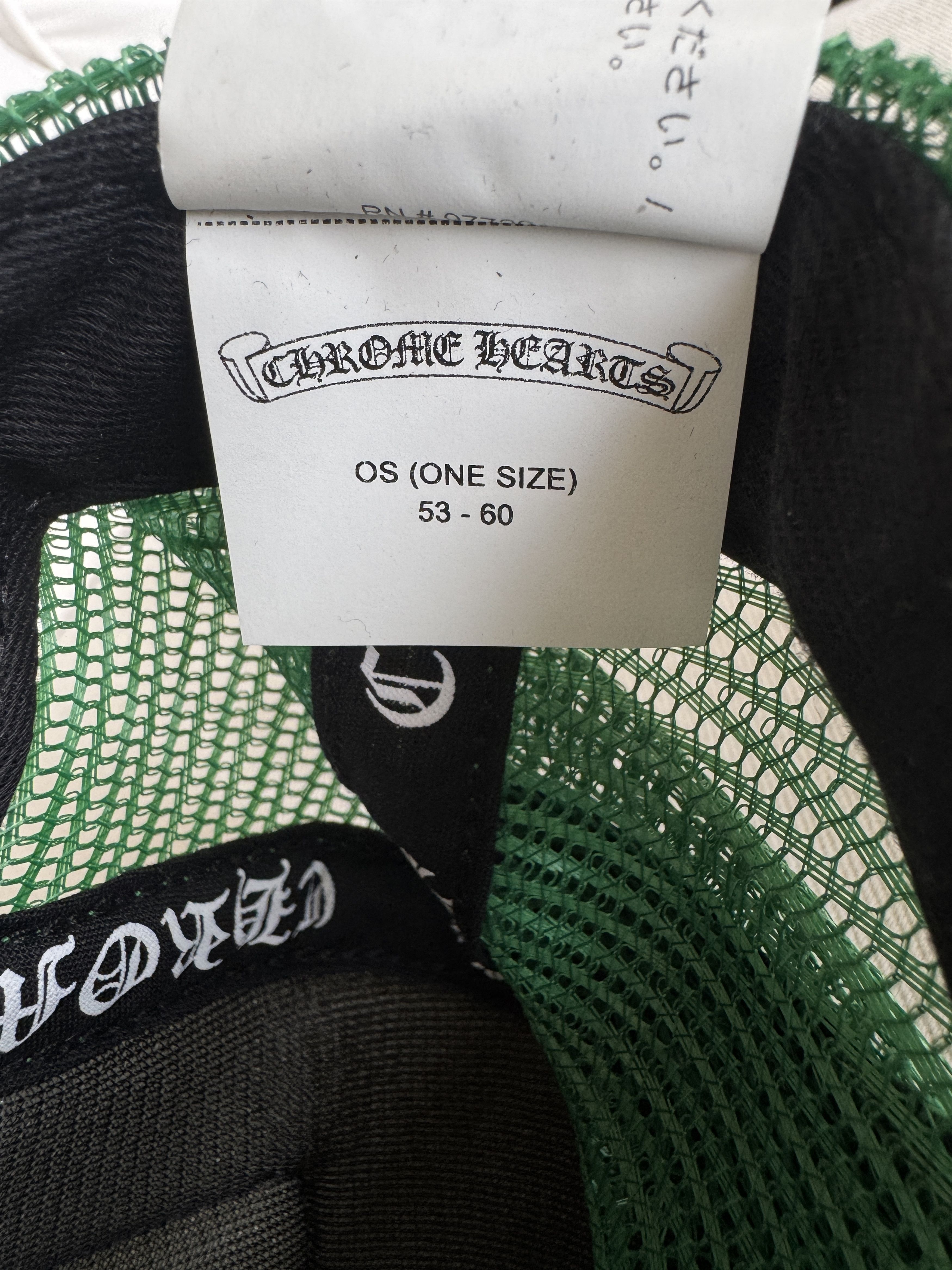 Chrome Hearts Green CH Hollywood Trucker Size ONE SIZE - 6 Thumbnail
