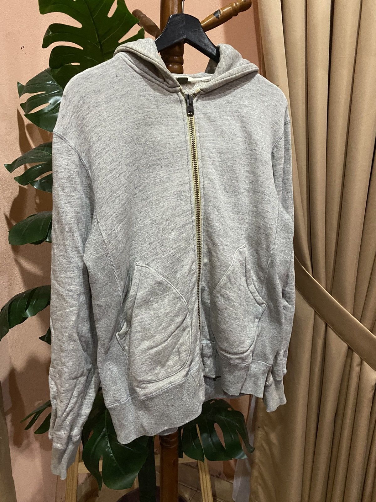Nigel Cabourn Nigel Cabourn Grey Zip Hoodie Slow Vintage Loopwheel Japan Size US M / EU 48-50 / 2 - 3 Thumbnail