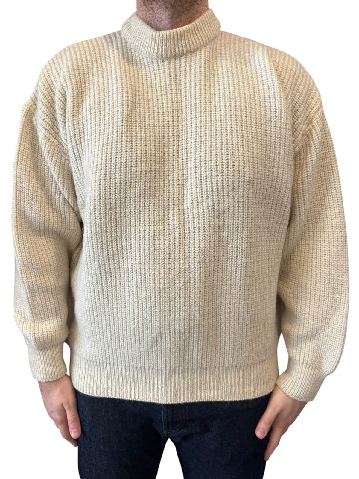Barbour Barbour Turtleneck Wool Ribbed Fishermans Sweater XL XXL Size US XXL / EU 58 / 5 - 1 Thumbnail