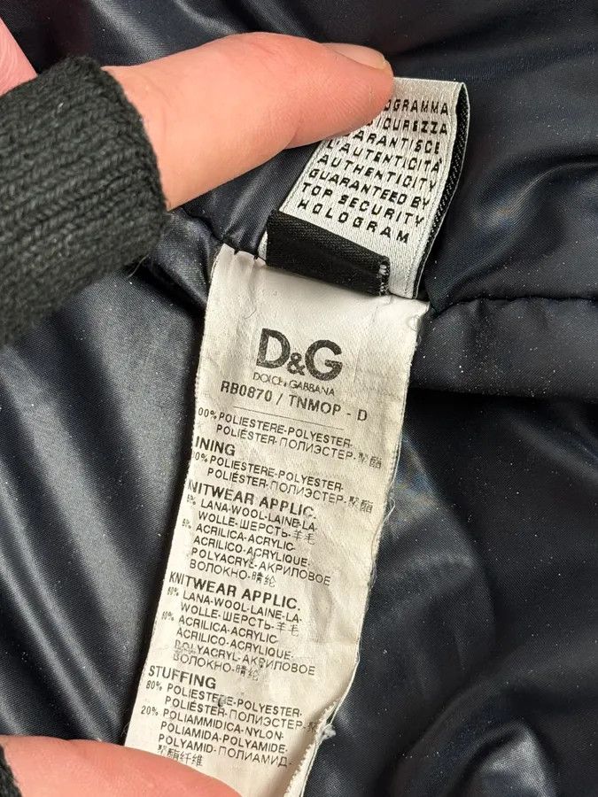 Dolce & Gabbana 2000s Dolce & Gabbana Black Nylon Bomber Jacket Size US S / EU 44-46 / 1 - 11 Thumbnail