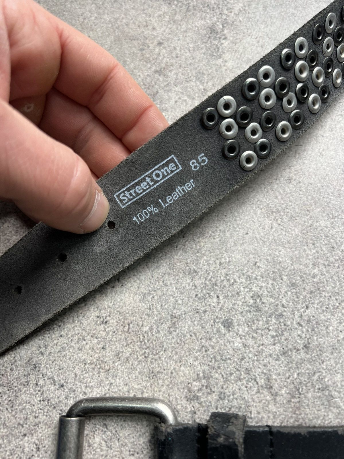 Hysteric Glamour Vintage studded leather belt Size ONE SIZE - 10 Thumbnail