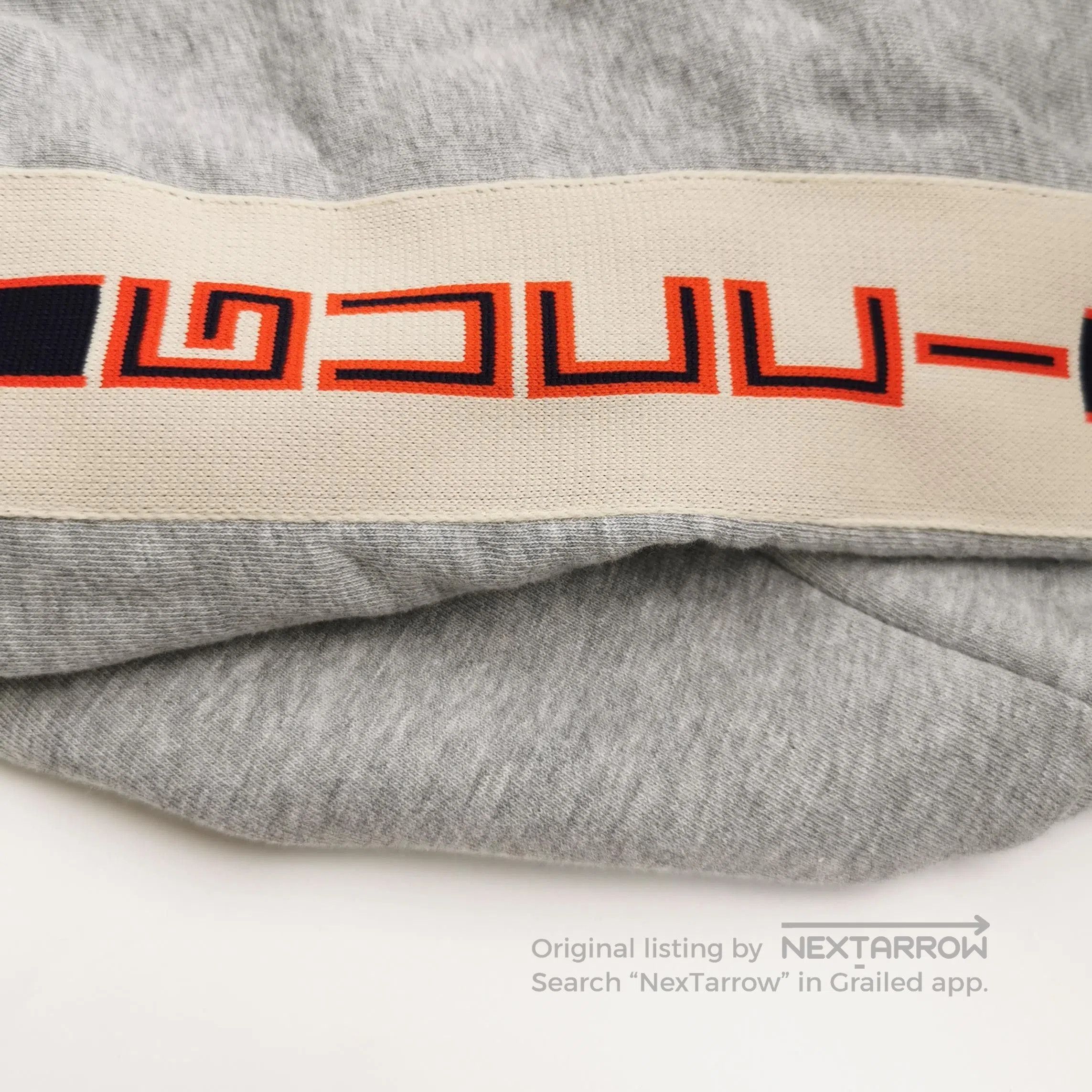 Gucci Gucci Gray Cotton Logo Hooded Jacket L. Size US L / EU 52-54 / 3 - 1 Thumbnail