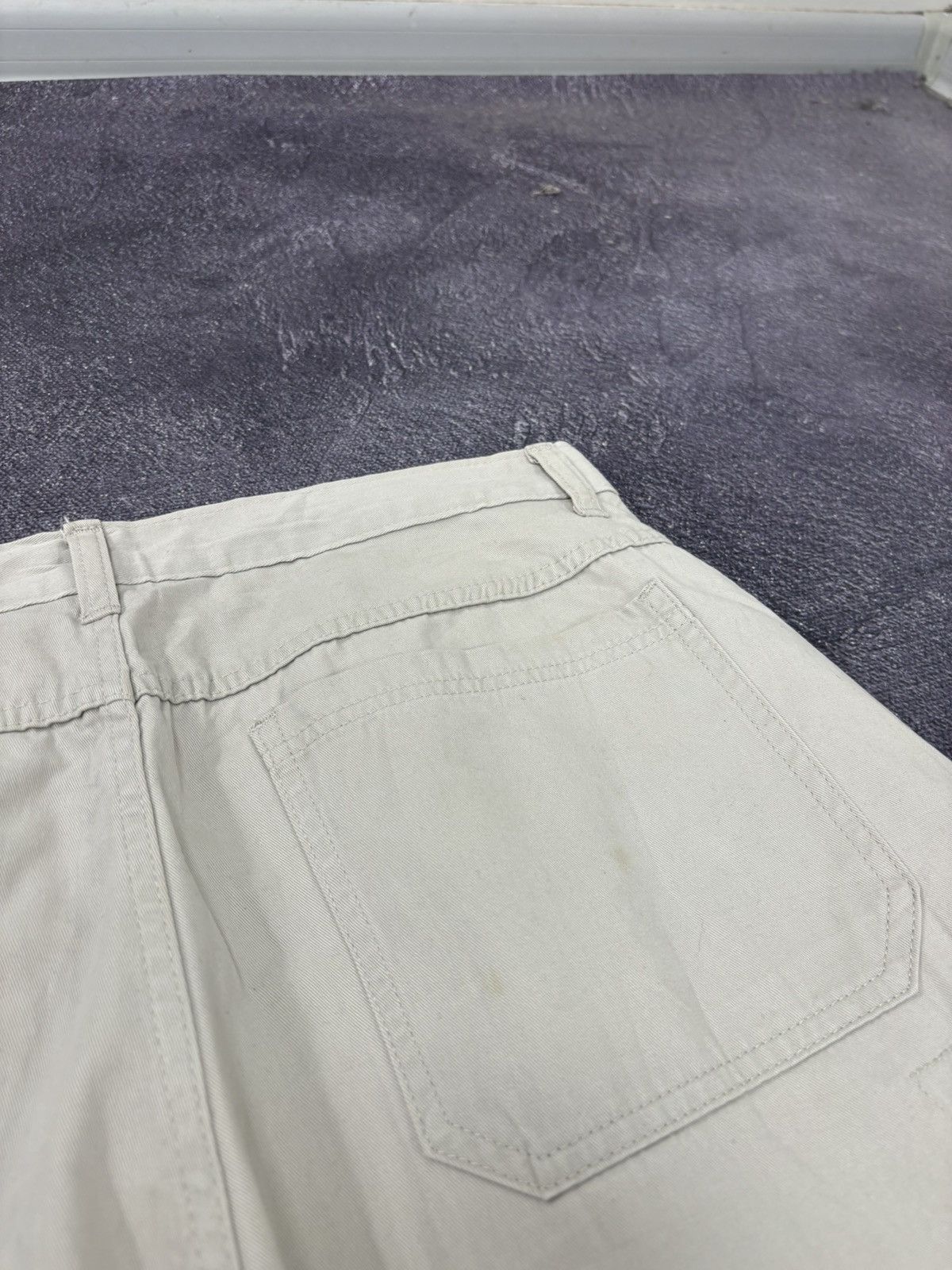 Vintage Vintage Wrangler Y2K Utility Hype USA Beige Cargo Shorts Size US 32 / EU 48 - 14 Thumbnail