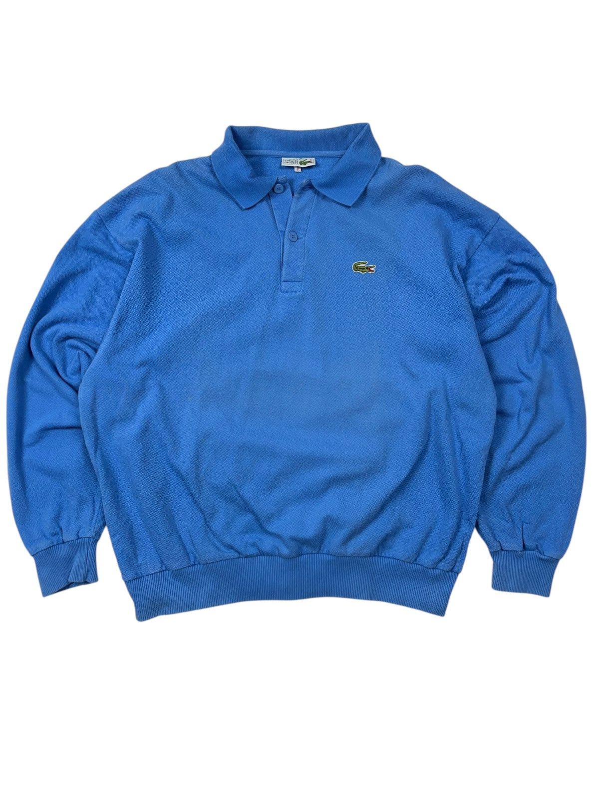 Lacoste × Vintage Vintage Lacoste Made in France Long Sleeve Polo Sweater Size US M / EU 48-50 / 2 - 1 Thumbnail