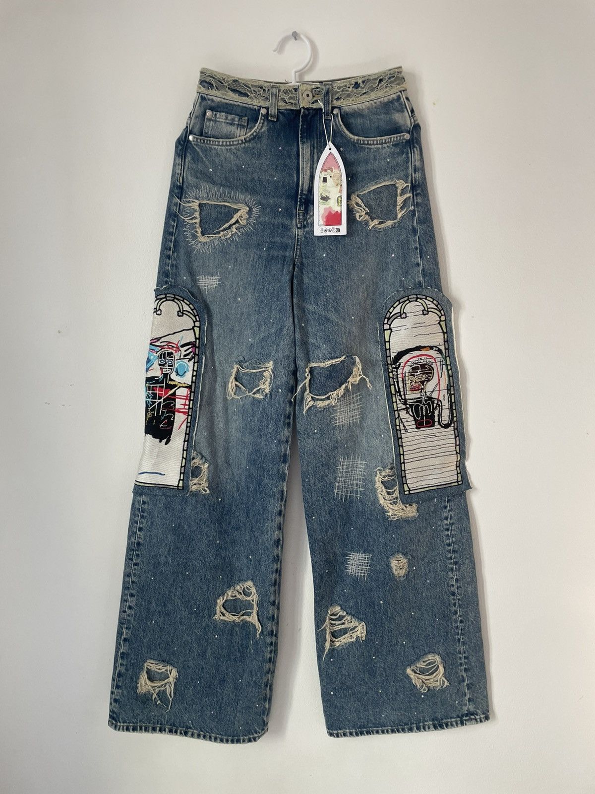H&M × Jean-Michel Basquiat Jeans H&M x Jean Michel Basquiat Size 26" / US 2 / IT 38 - 1 Thumbnail