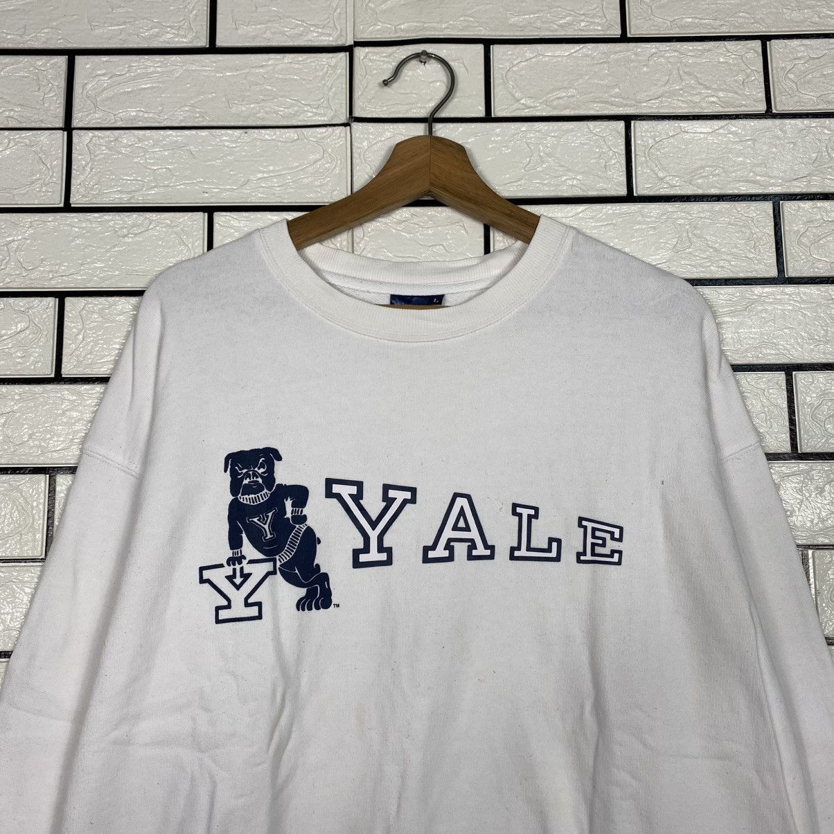Japanese Brand 📌Vintage Yale University Sweatshirt Big Logo Size US L / EU 52-54 / 3 - 4 Thumbnail