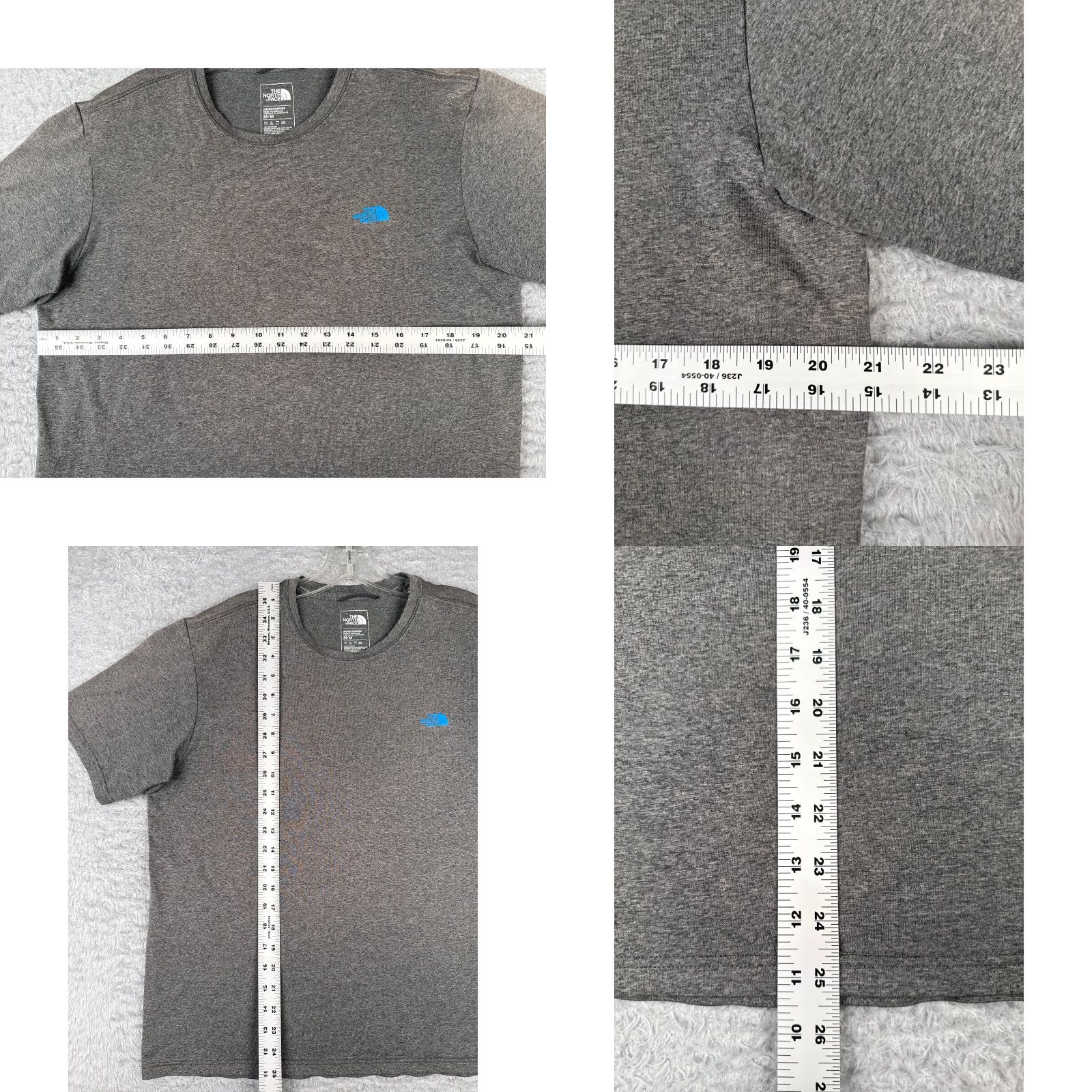 The North Face The North Face Shirt Men Medium Gray Short Sleeve Crew Neck 100% Polyester Size US M / EU 48-50 / 2 - 8 Thumbnail