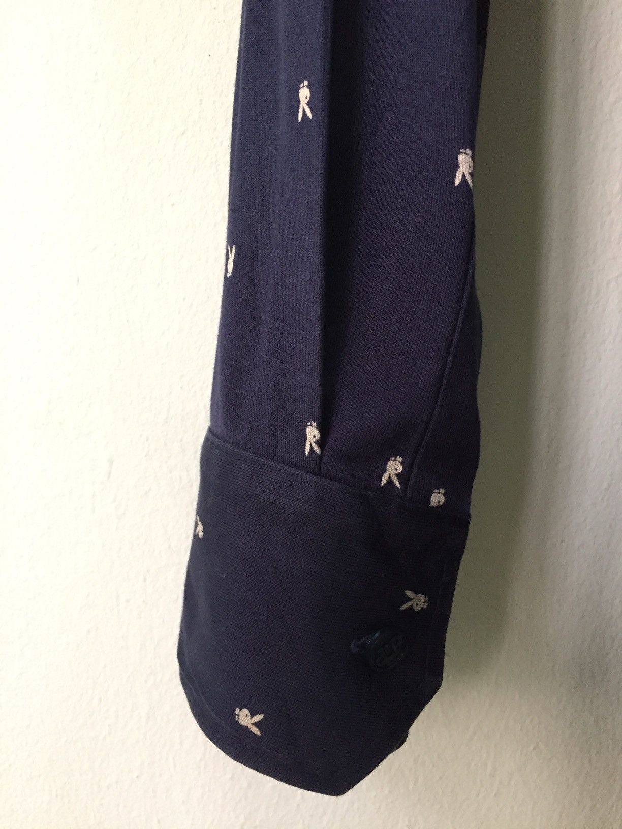 Playboy Vintage 70s Playboy Bunny Polo Long Sleeve Sharp Colar Size US M / EU 48-50 / 2 - 7 Thumbnail