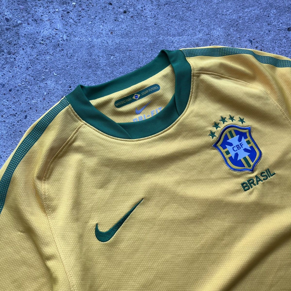Nike Nike Home 2010-2011 Jersey yellow rare vintage Size US S / EU 44-46 / 1 - 4 Thumbnail