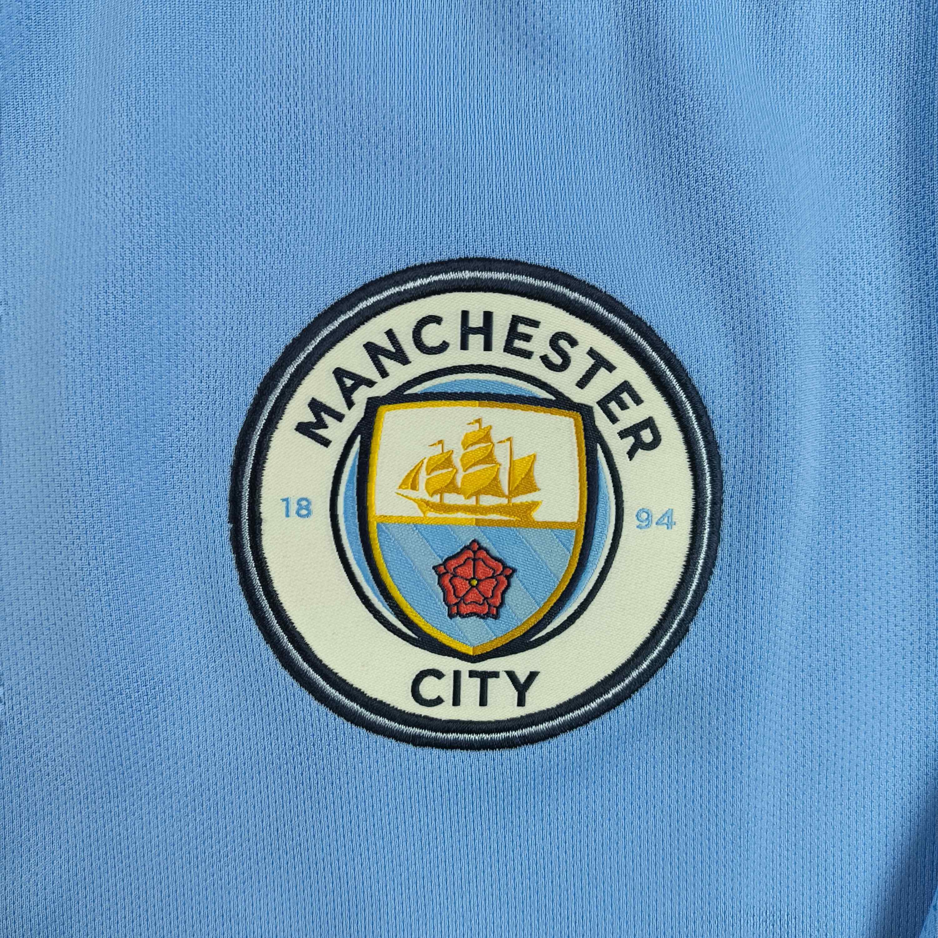 Nike Manchester City 17-18 home UCL Kun Agüero football jersey XL Size US XL / EU 56 / 4 - 4 Thumbnail