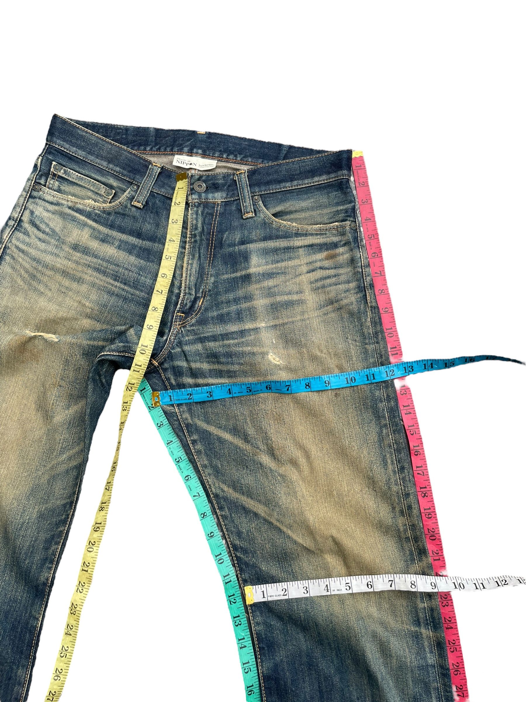 Japanese Brand × Vintage Vintage Back Number Faded Distresed Denim Size US 34 / EU 50 - 11 Thumbnail