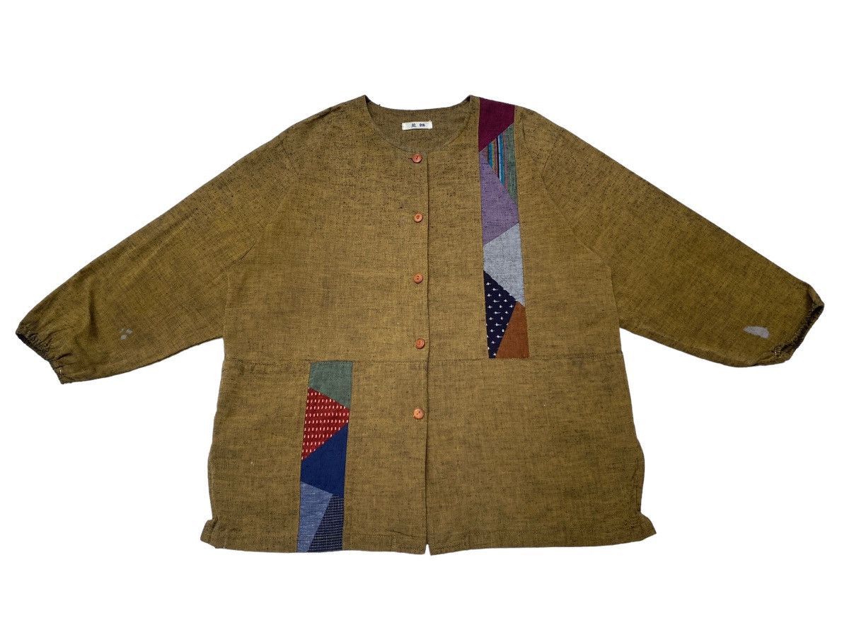 Japanese Brand × Vintage Vintage Japanese Brand Patchwork Jacket 1990s Size US L / EU 52-54 / 3 - 3 Thumbnail
